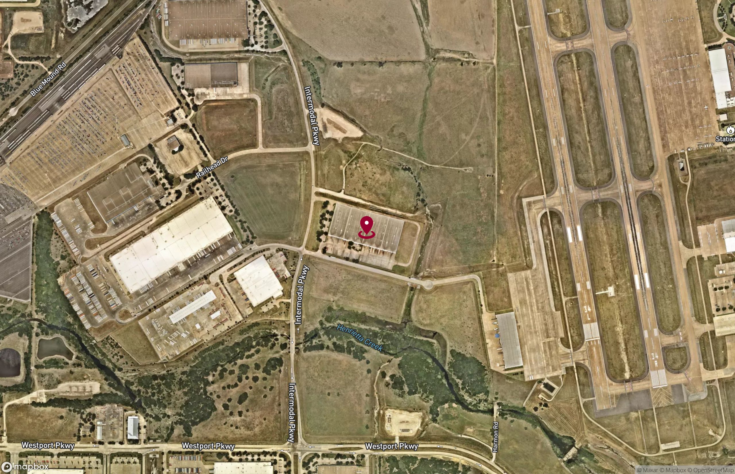 Map Industrial Property for Lease - 201 Intermodal Pkwy, Fort Worth, Texas, 76177 (7)