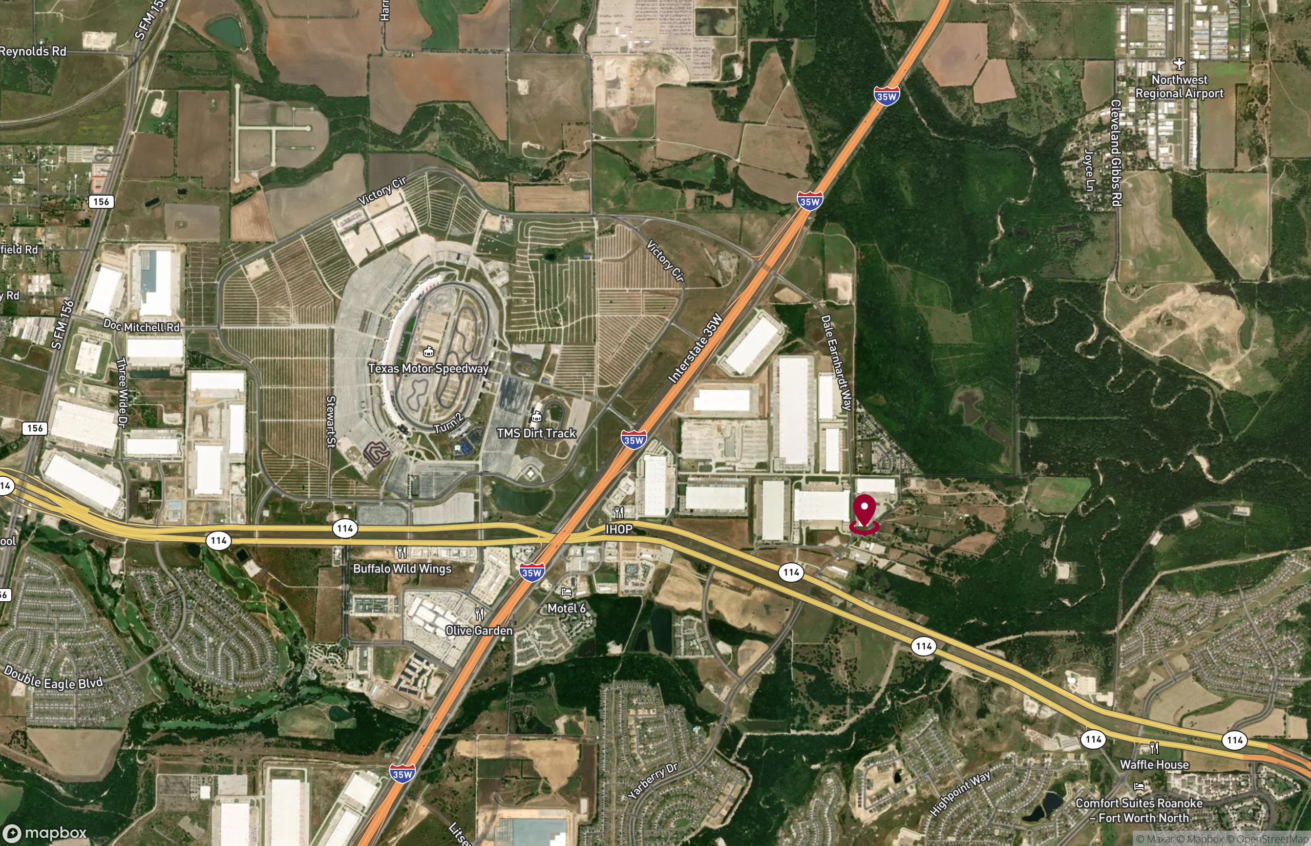 Map Industrial Property for Lease - 4251 Dale Earnhardt Way - Building C, Northlake, Texas, 76226 (2)