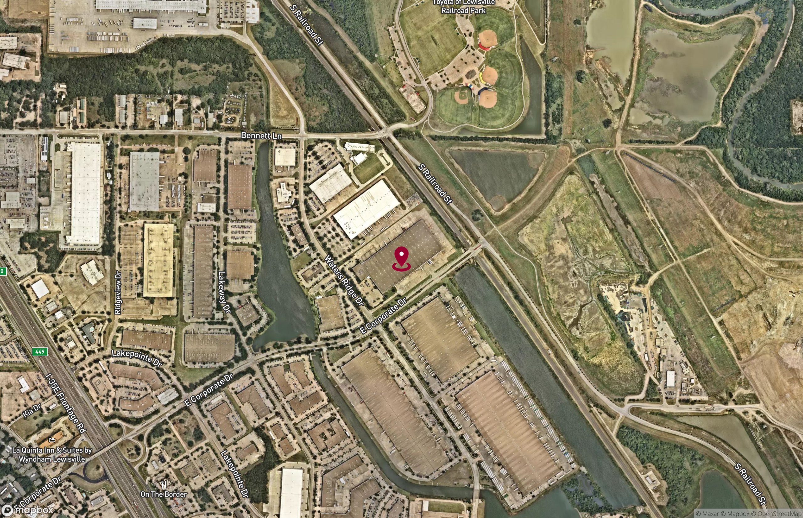 Map Industrial Property for Lease - 1655 Waters Ridge Dr, Lewisville, Texas, 75057-6013 (6)