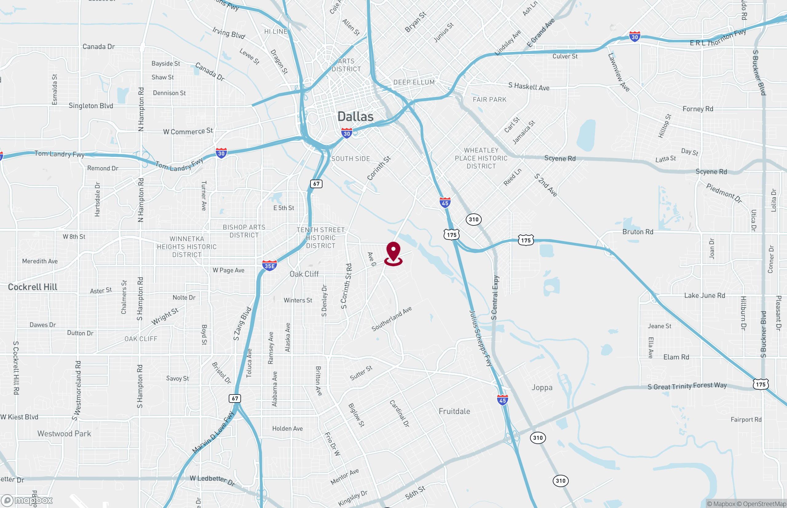 Map Land for Sale - 2822 Childs St, Dallas, Texas, 75203-2111 (2)