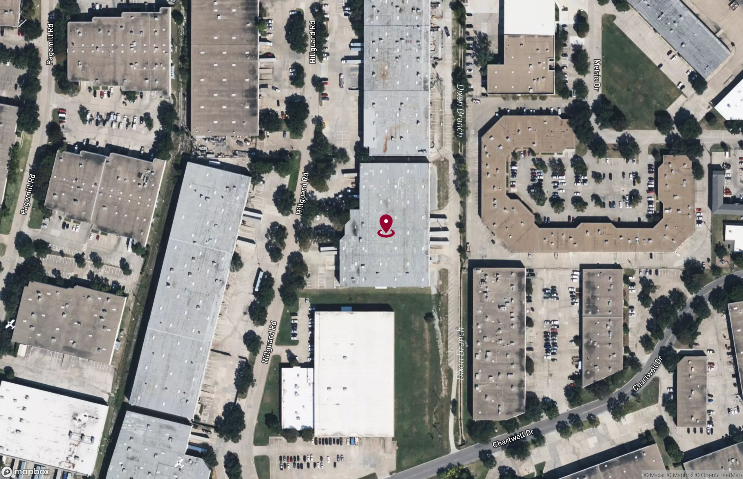 Map Industrial Property for Lease - 11460 - 11480 Hillguard Rd, Dallas, Texas, 75243-5502 (2)