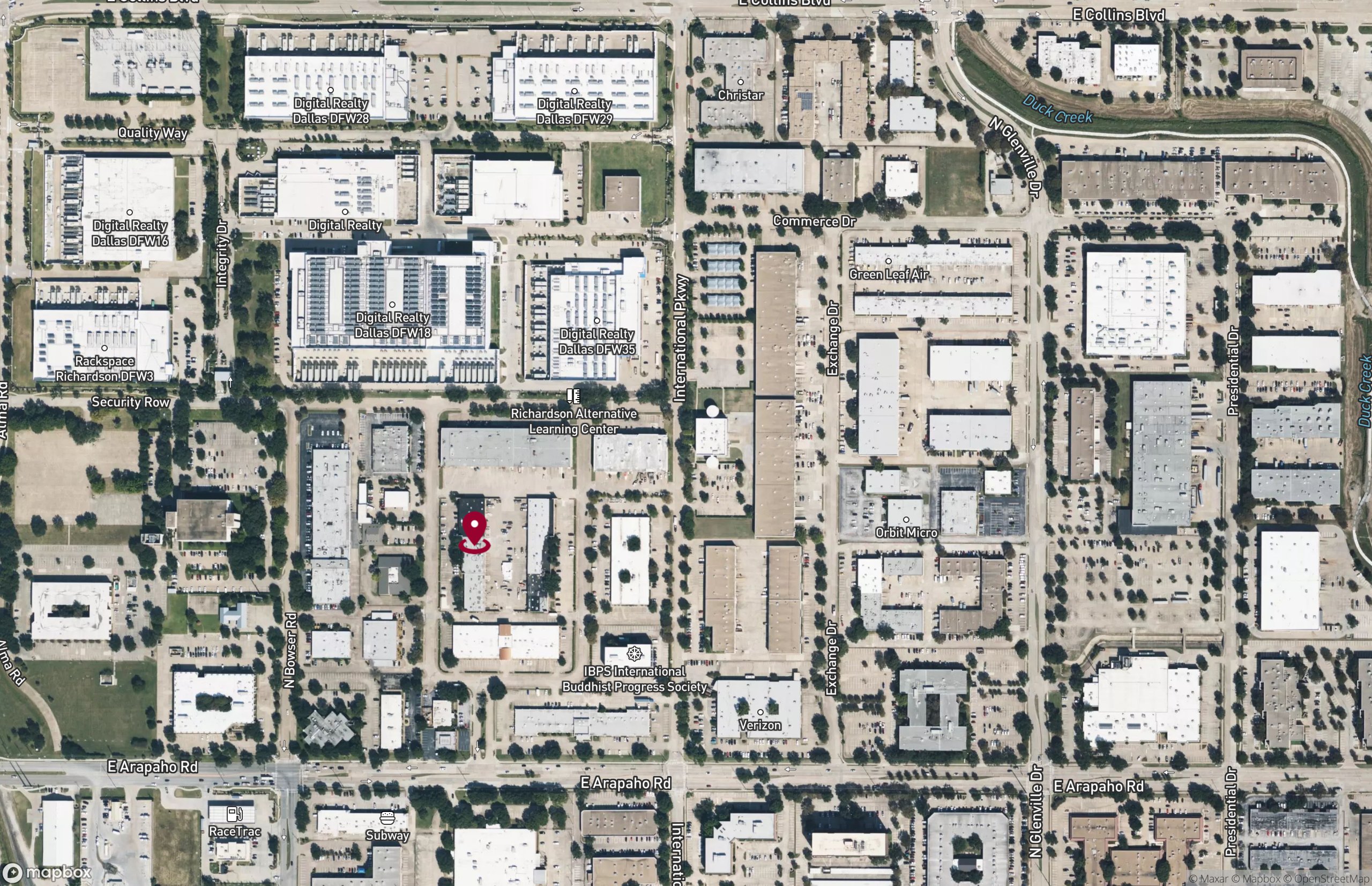 Map Industrial Property for Lease - 1200-1237 W Executive Dr, Richardson, Texas, 75081 (2)