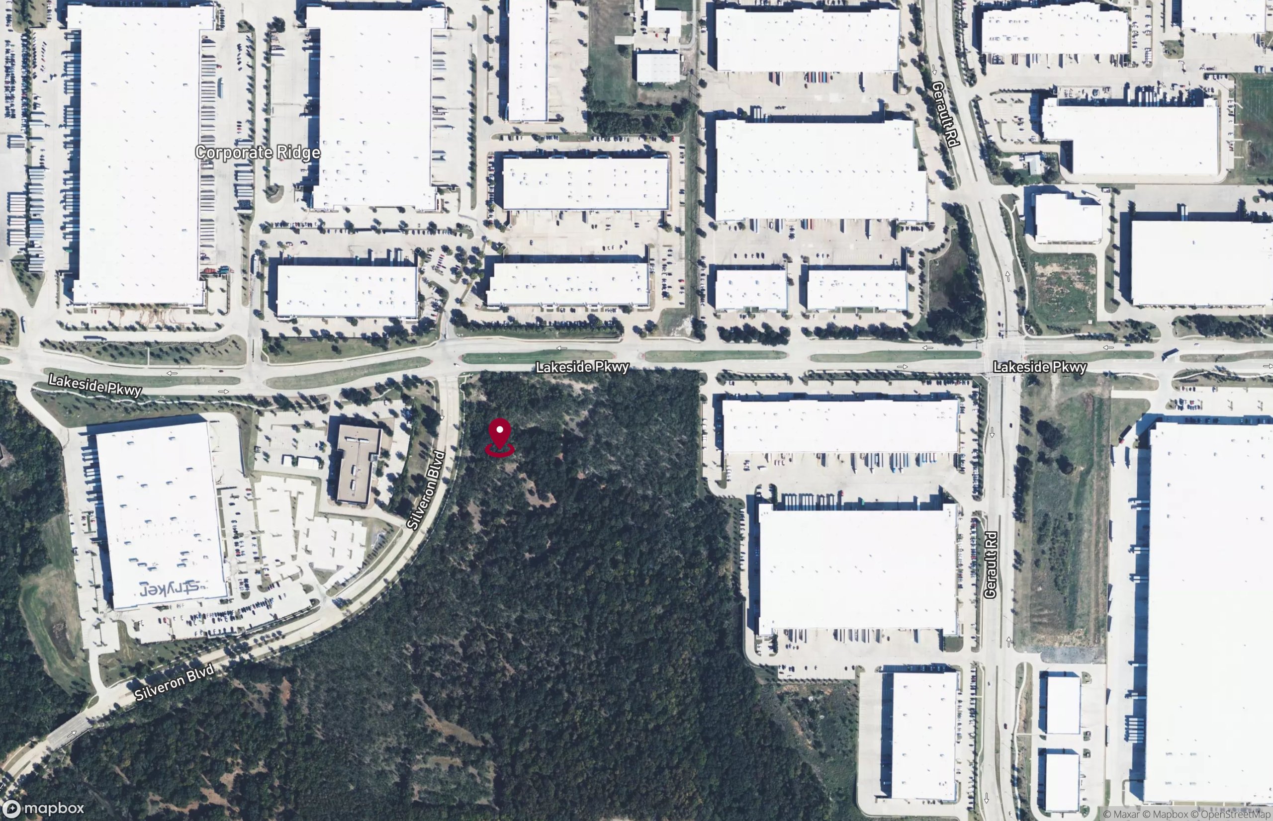 Map Industrial Property for Lease - 500 Silveron Blvd, Flower Mound, Texas, 75022 (3)