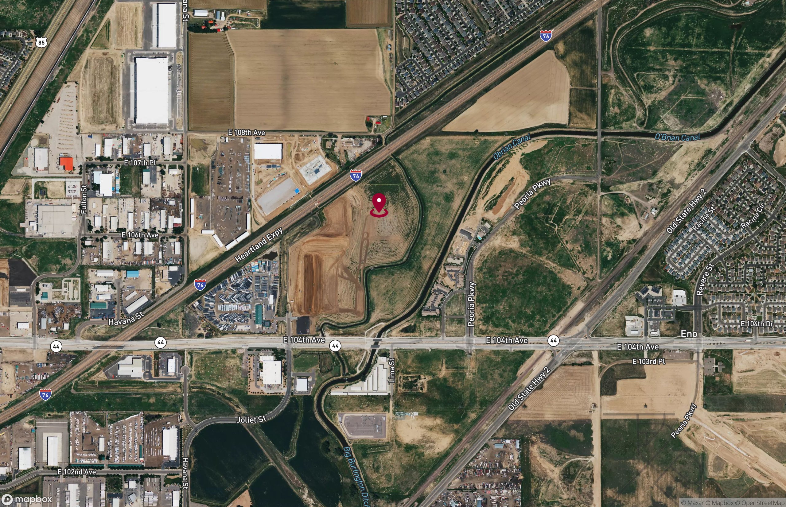 Map Industrial Property for Lease - 11351 E 104th Ave, Commerce City, Colorado, 80640 (2)