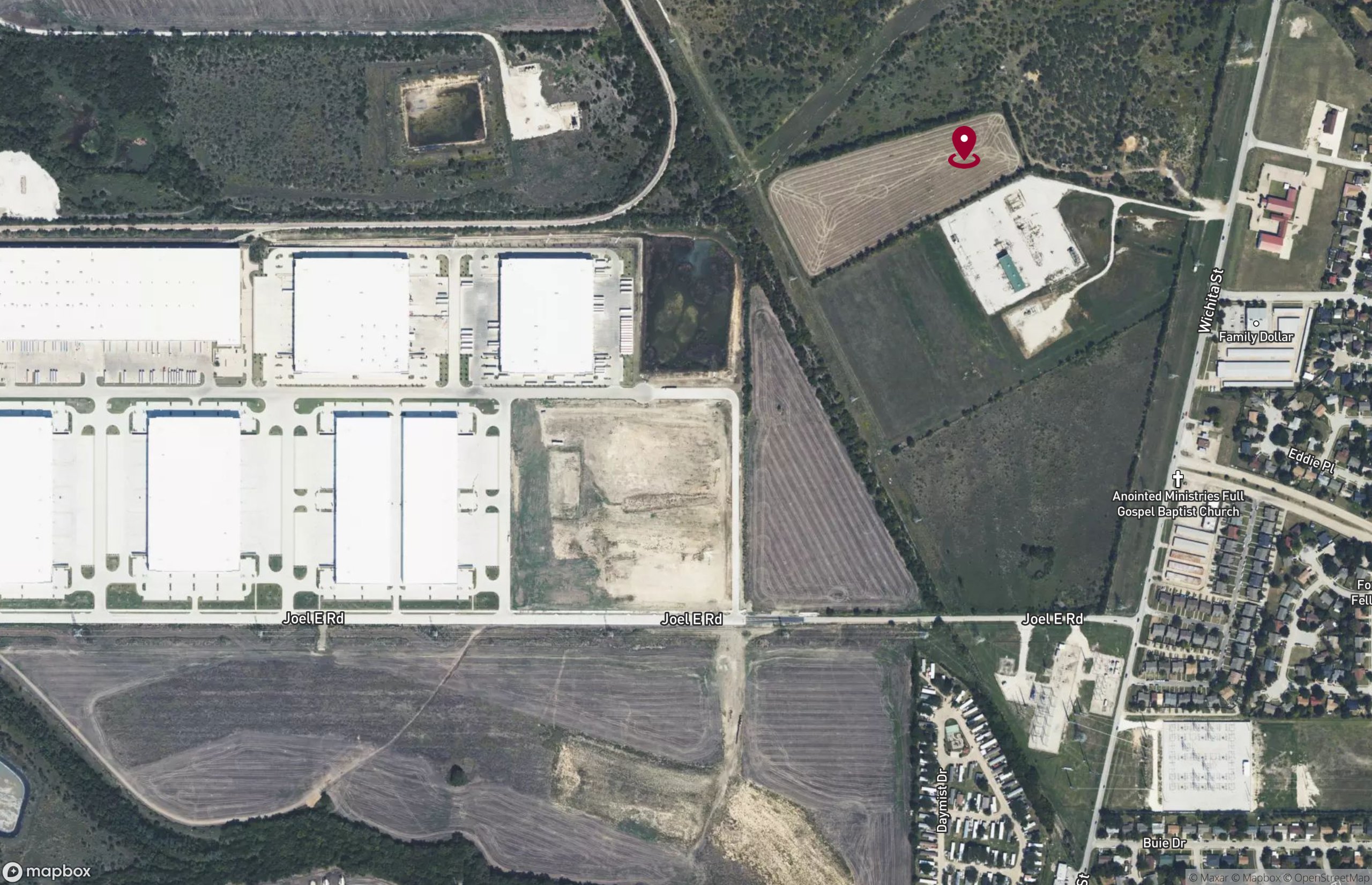 Map Industrial Property for Lease - 7000 Wichita St, Fort Worth, Texas, 76140 (2)