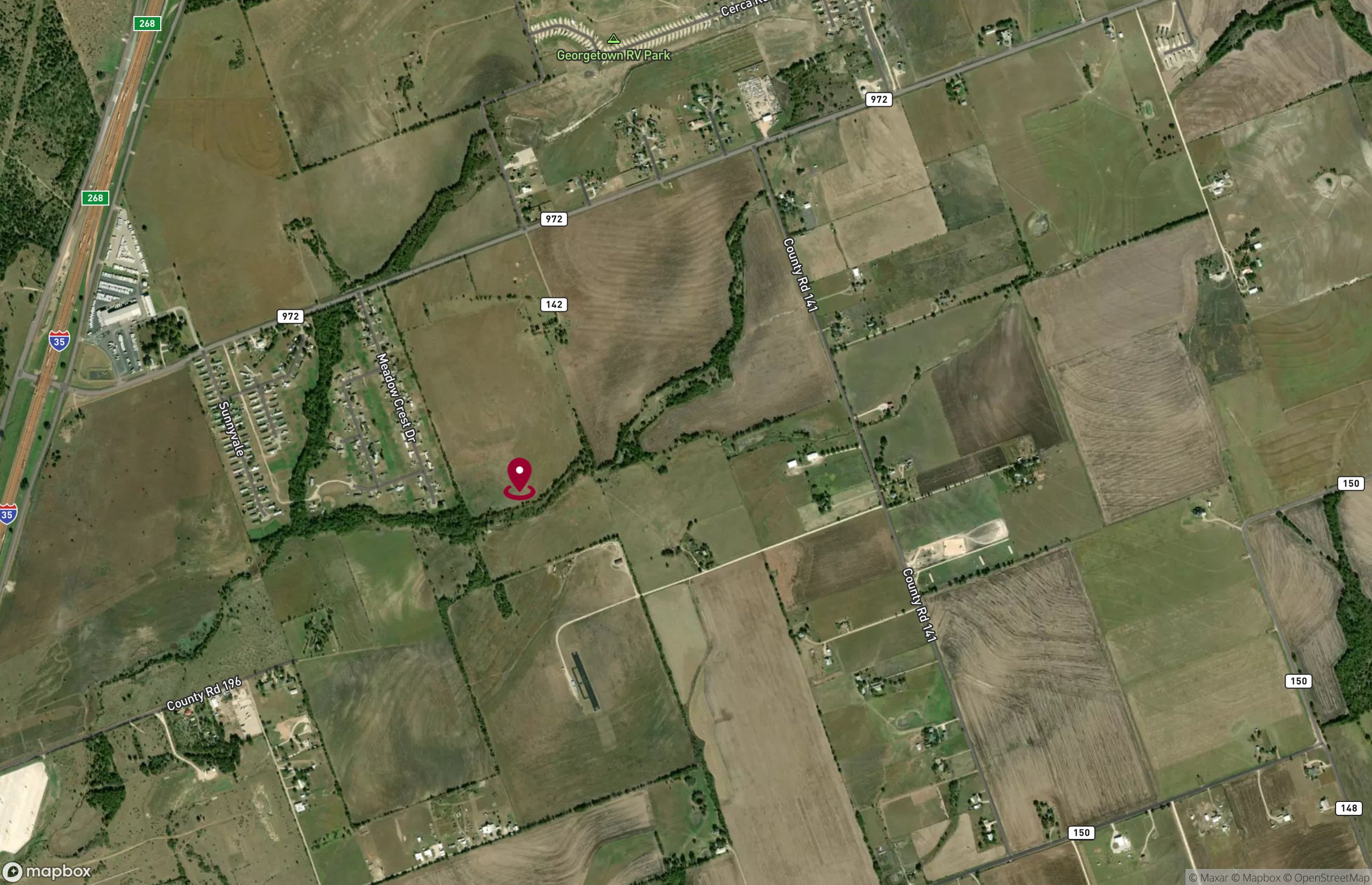 Map Industrial Property for Lease - 600 FM972, Georgetown, Texas, 78626 (2)