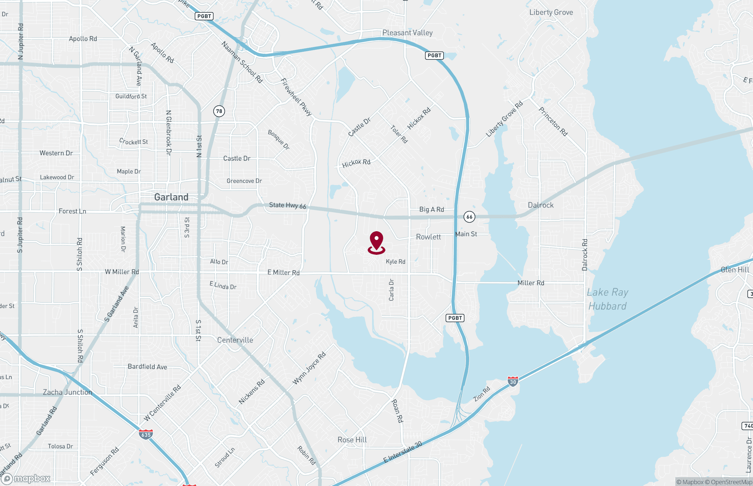 Map Land for Sale - 2799 Singleton, Rowlett, Texas, 75088 (2)