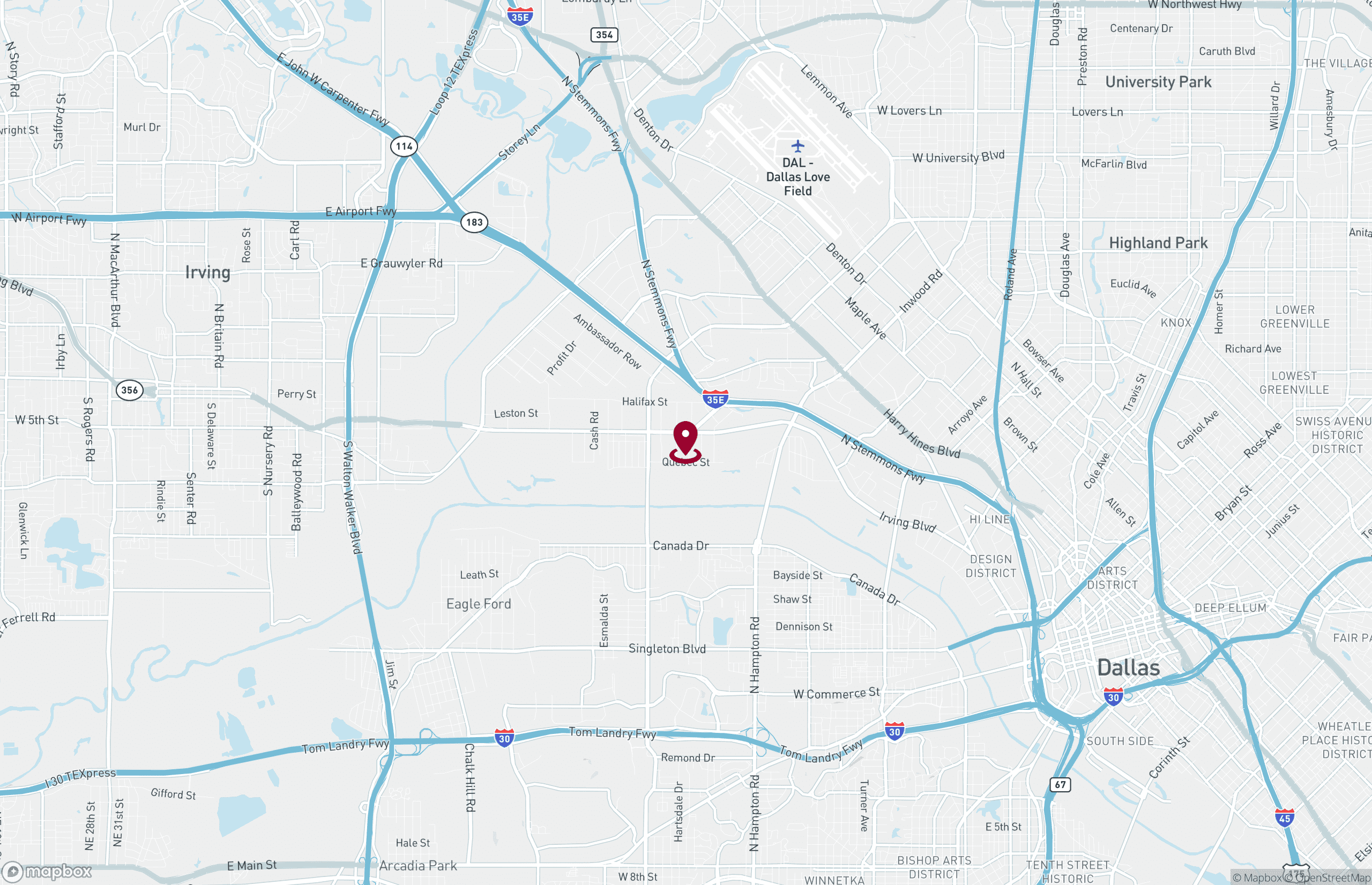 Industrial Property for Lease or Sale - 4919 Woodall St, Dallas, Texas, 75247 (2)