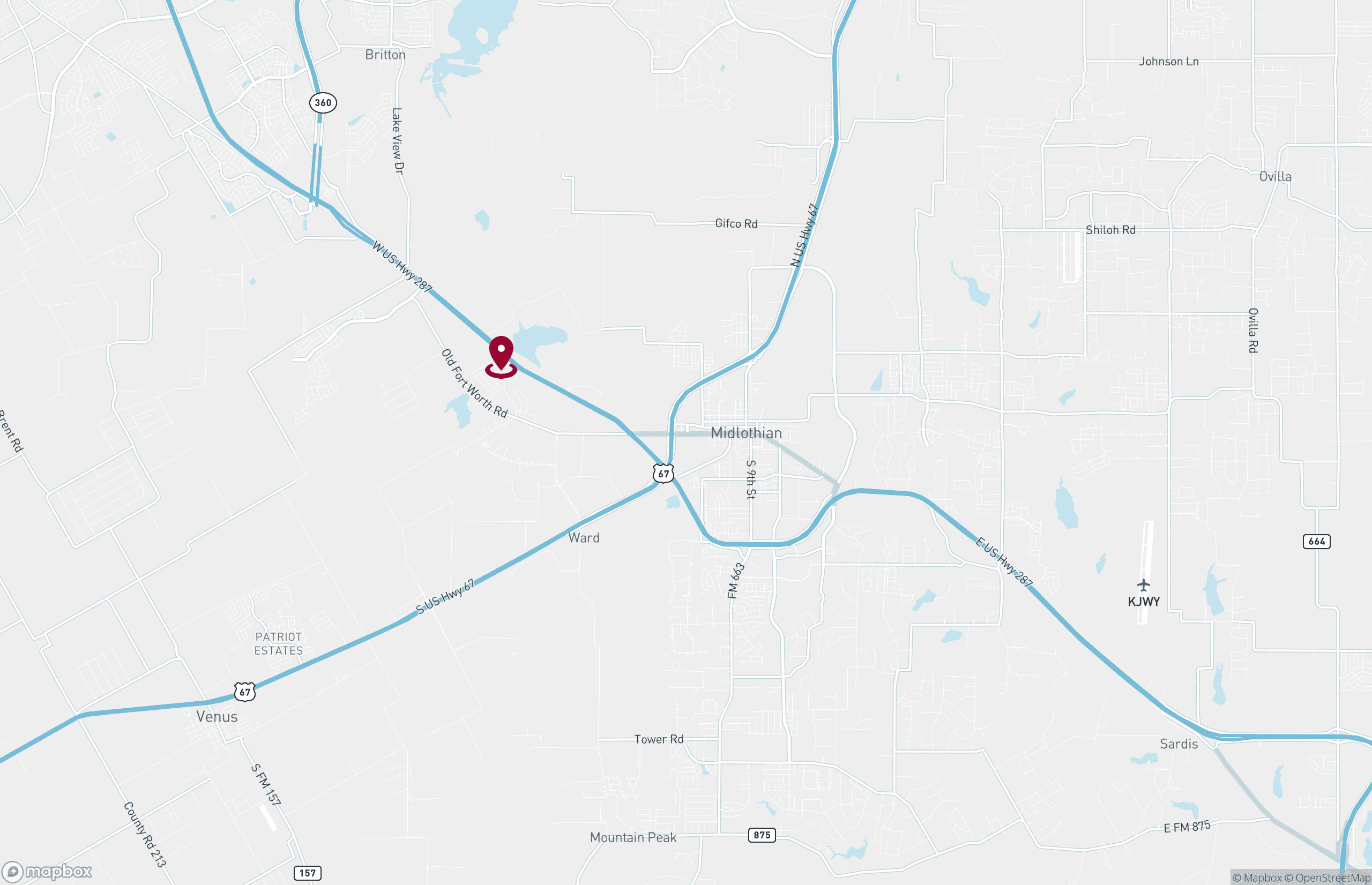 Land for Sale - Hwy 287 & Miller Rd, Midlothian, Texas, 76065 (2)