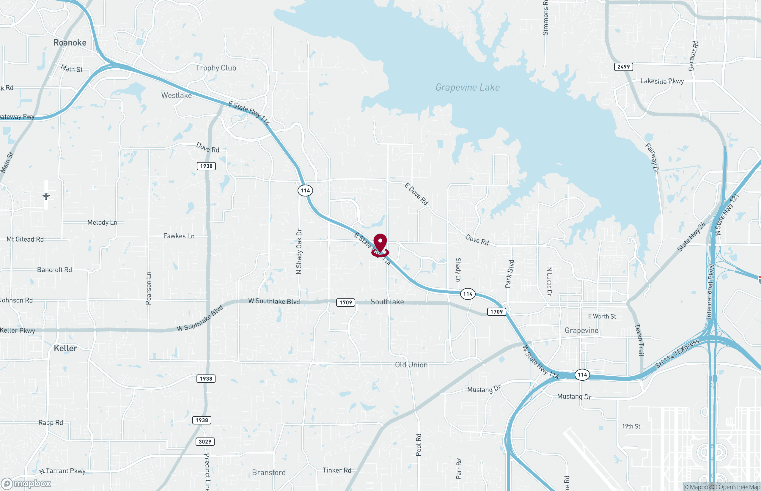 Map Office Property for Sale - 950 E State Hwy 114, Northeast Tarrant, Texas, 76092 (2)