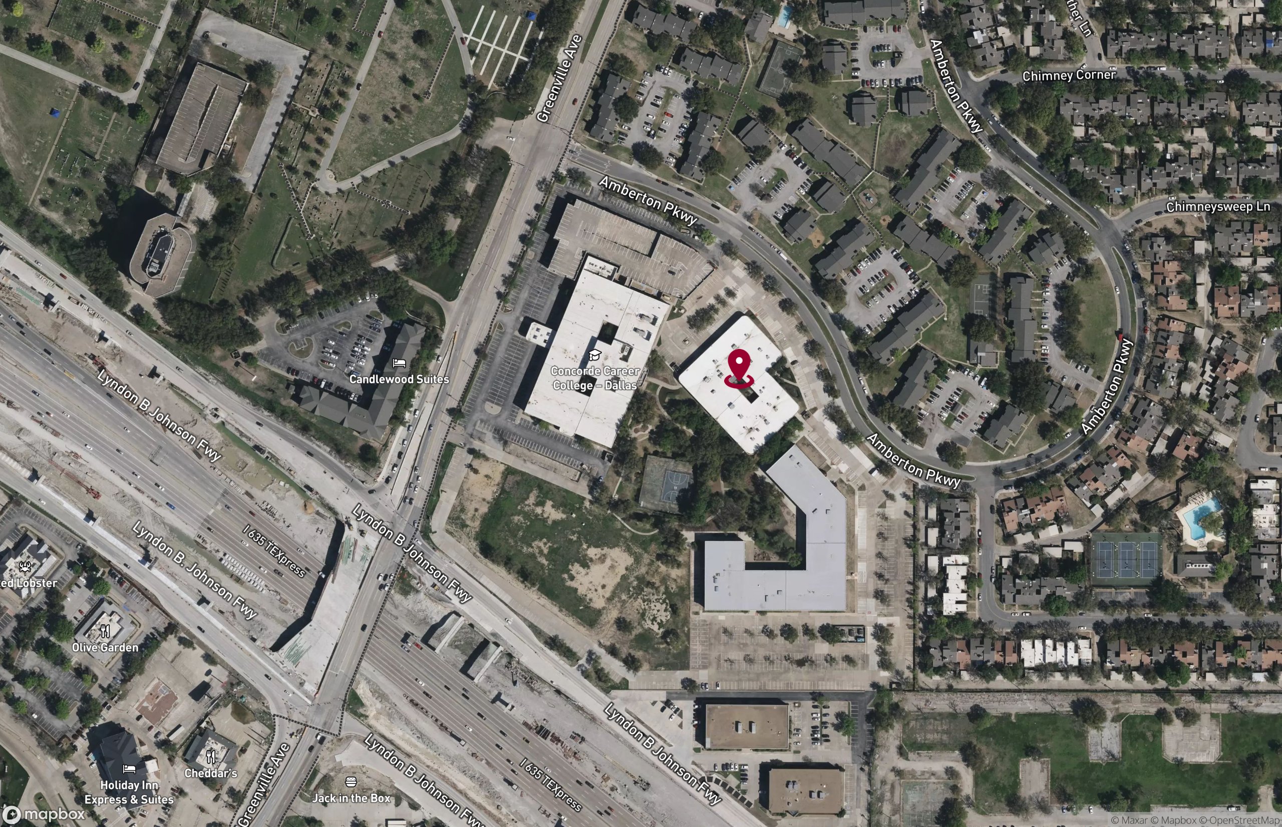 Map Office Property for Lease or Sale - 9250 Amberton Pkwy, Dallas, Texas, 75243 (2)