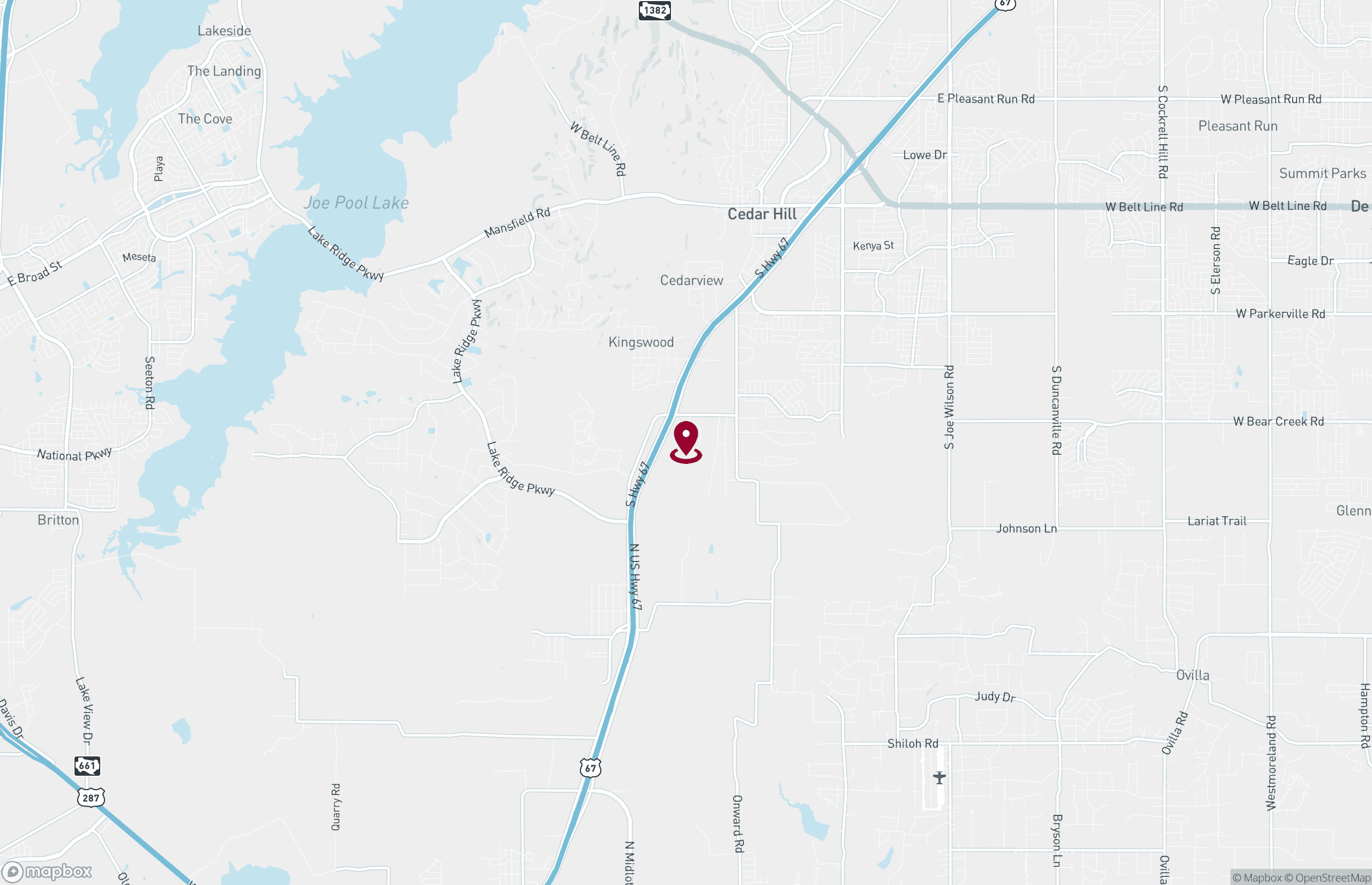 Map Industrial Property for Lease or Sale - 1515 American Way, Cedar Hill, Texas, 75104 (7)