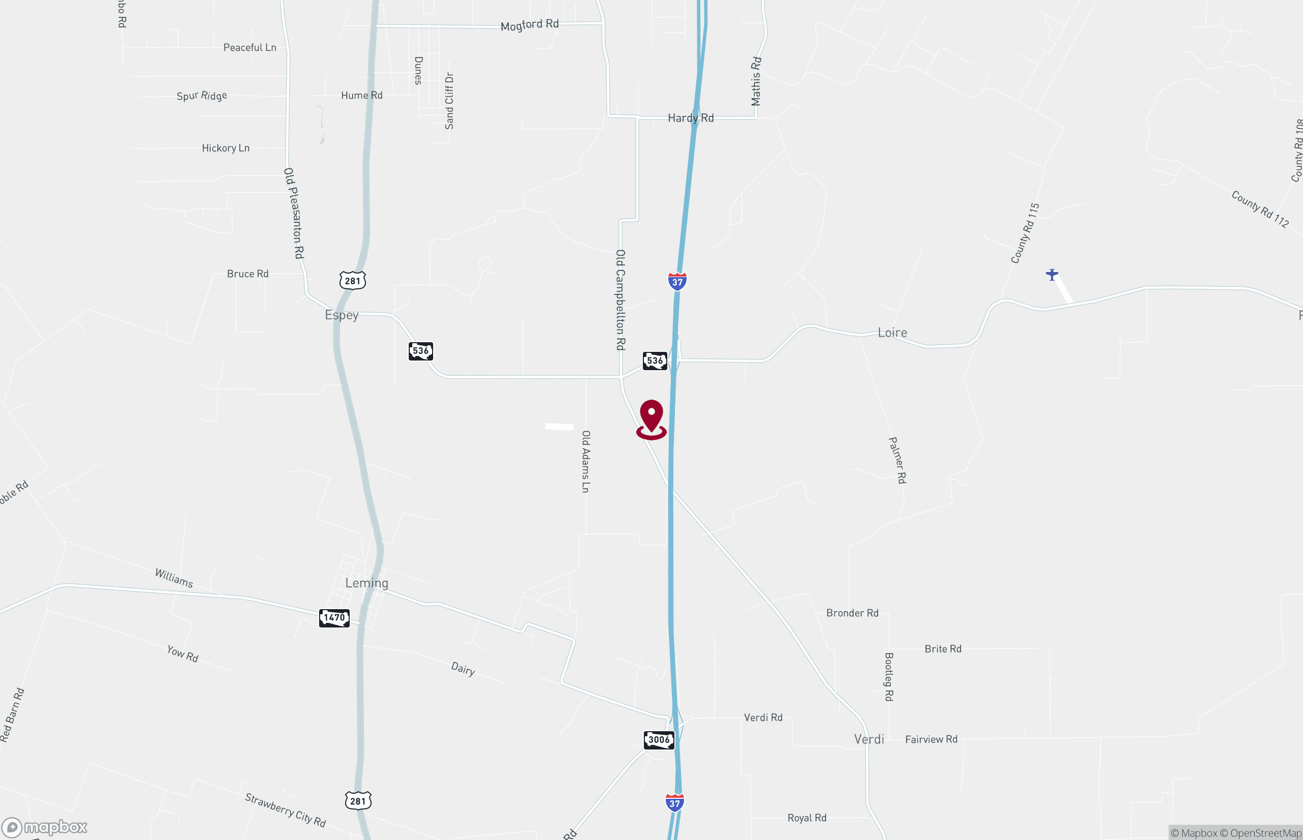 Map Industrial Property for Lease or Sale - 716 Eagle Ford Dr, Pleasanton, Texas, 78064 (2)