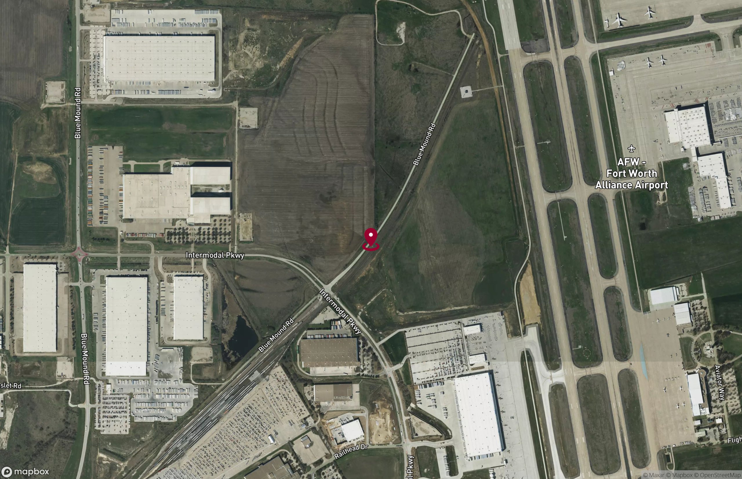 Map Industrial Property for Sale - Old Blue Mound Rd & Eagle Parkway, Fort Worth, Texas, 76177 (2)