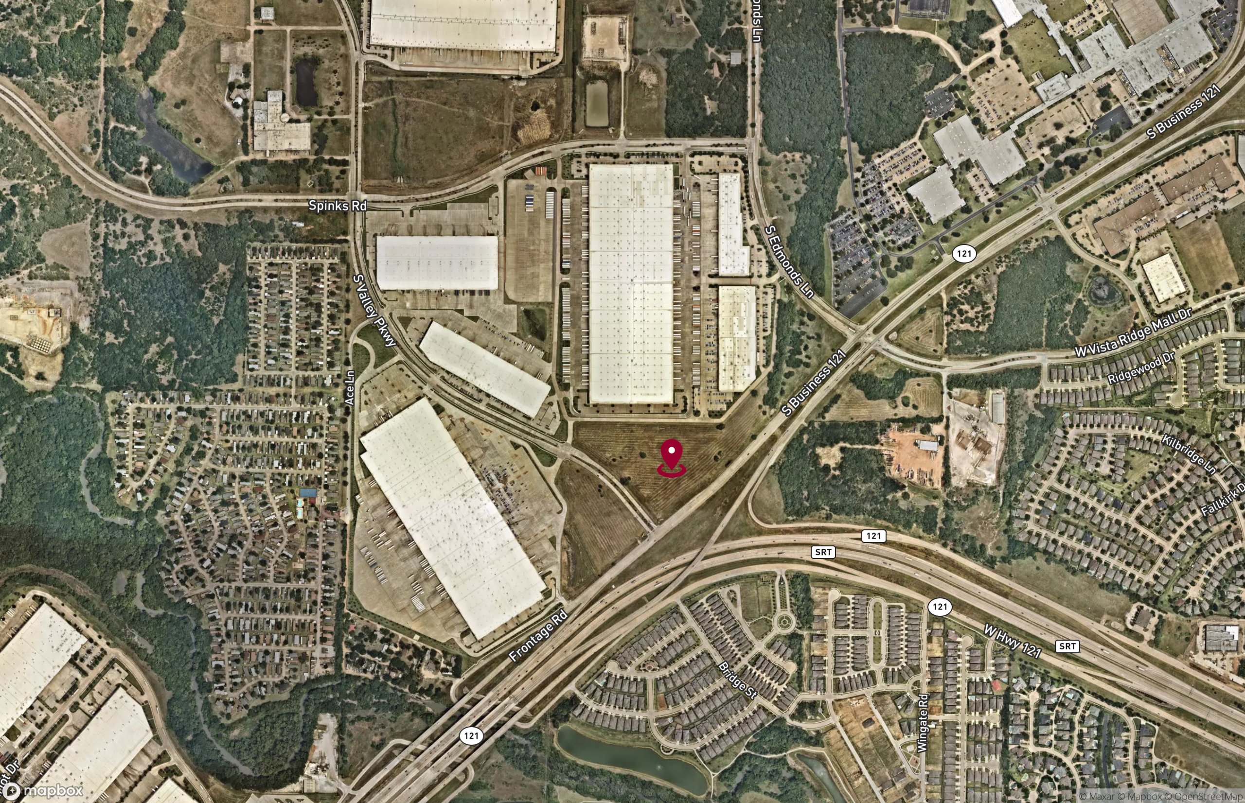 Map Industrial Property for Lease - 2951 S Valley Pky, Lewisville, Texas, 75067-2077 (3)