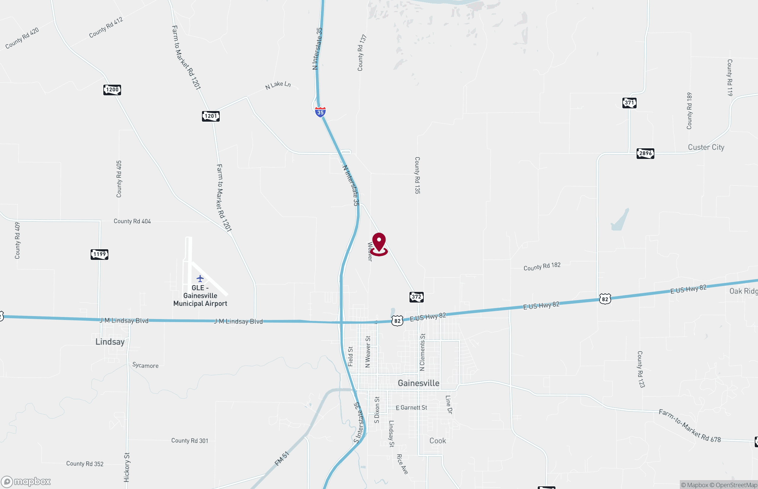 Map Land for Sale - 3291 North Grand, Gainesville, Texas, 76240 (2)