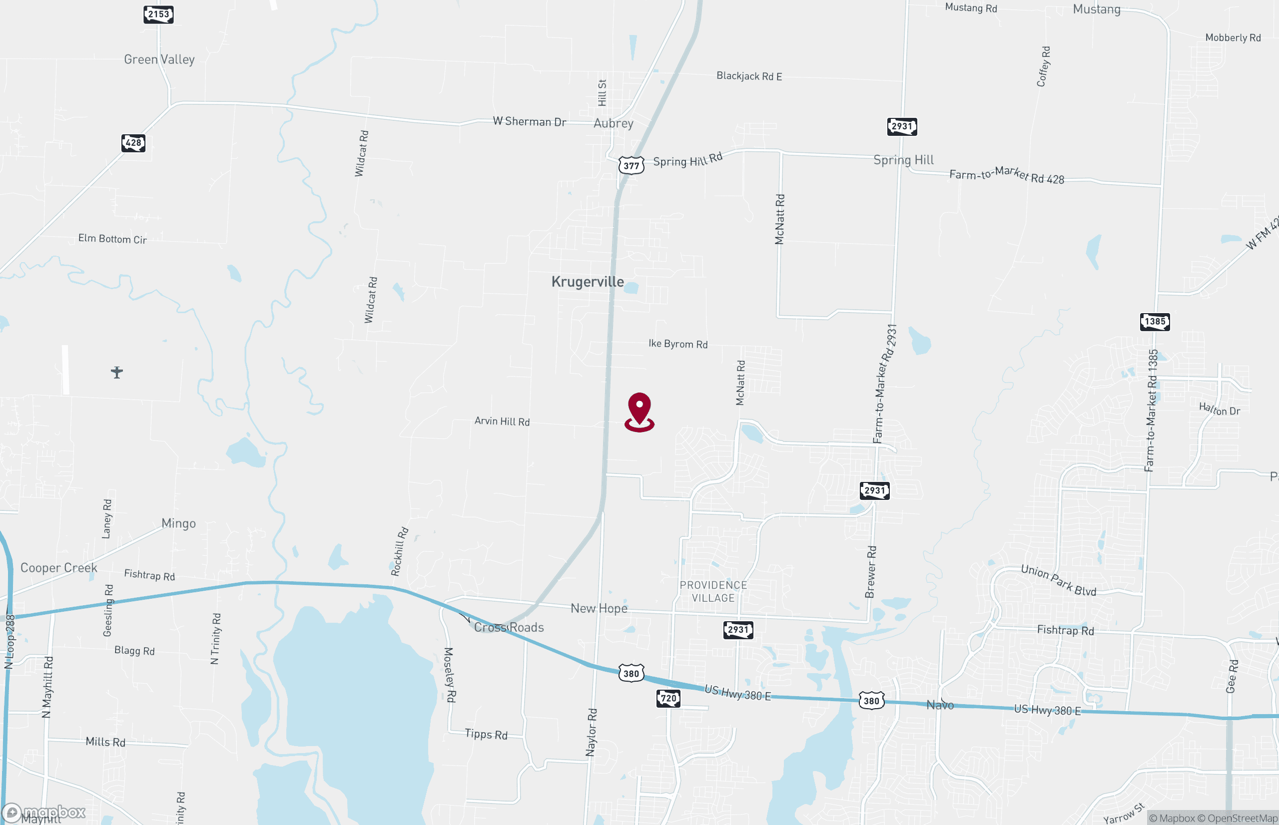 Map Industrial Property for Lease or Sale - 1009 Prosperity Way, Pilot Point-aubrey, Texas, 76227 (2)