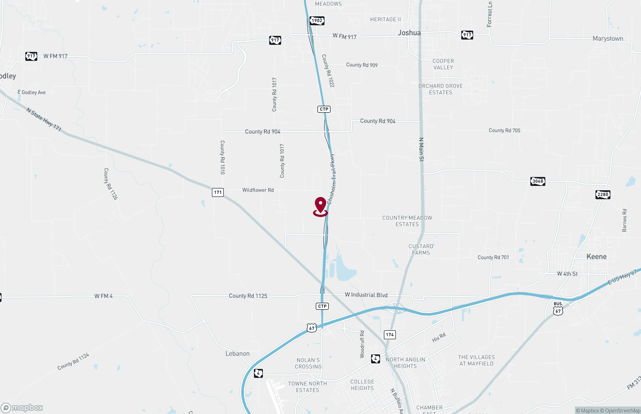 Map Land for Sale - 2501 County Road 902, Cleburne, Texas, 76033 (2)