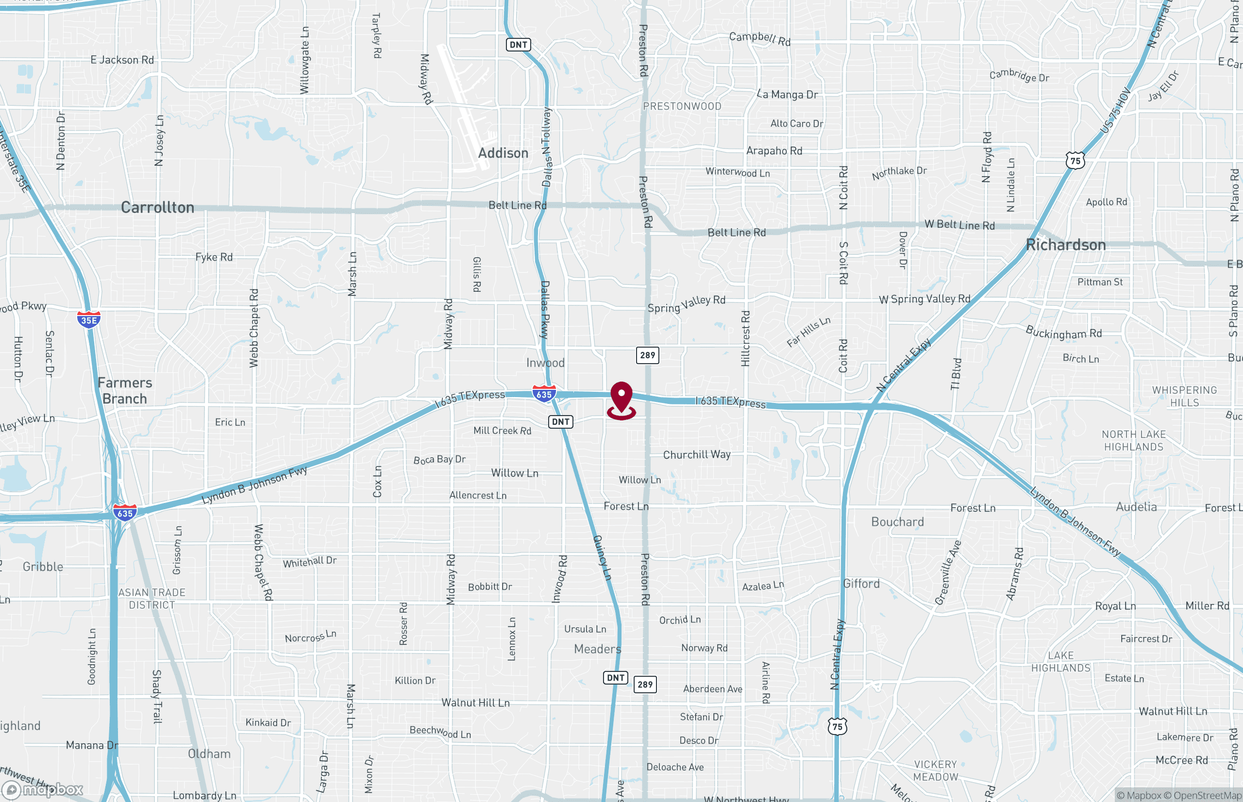 Healthcare Property for Lease - 5744 Lyndon B Johnson Fwy, Dallas, Texas, 75240-6322 (2)