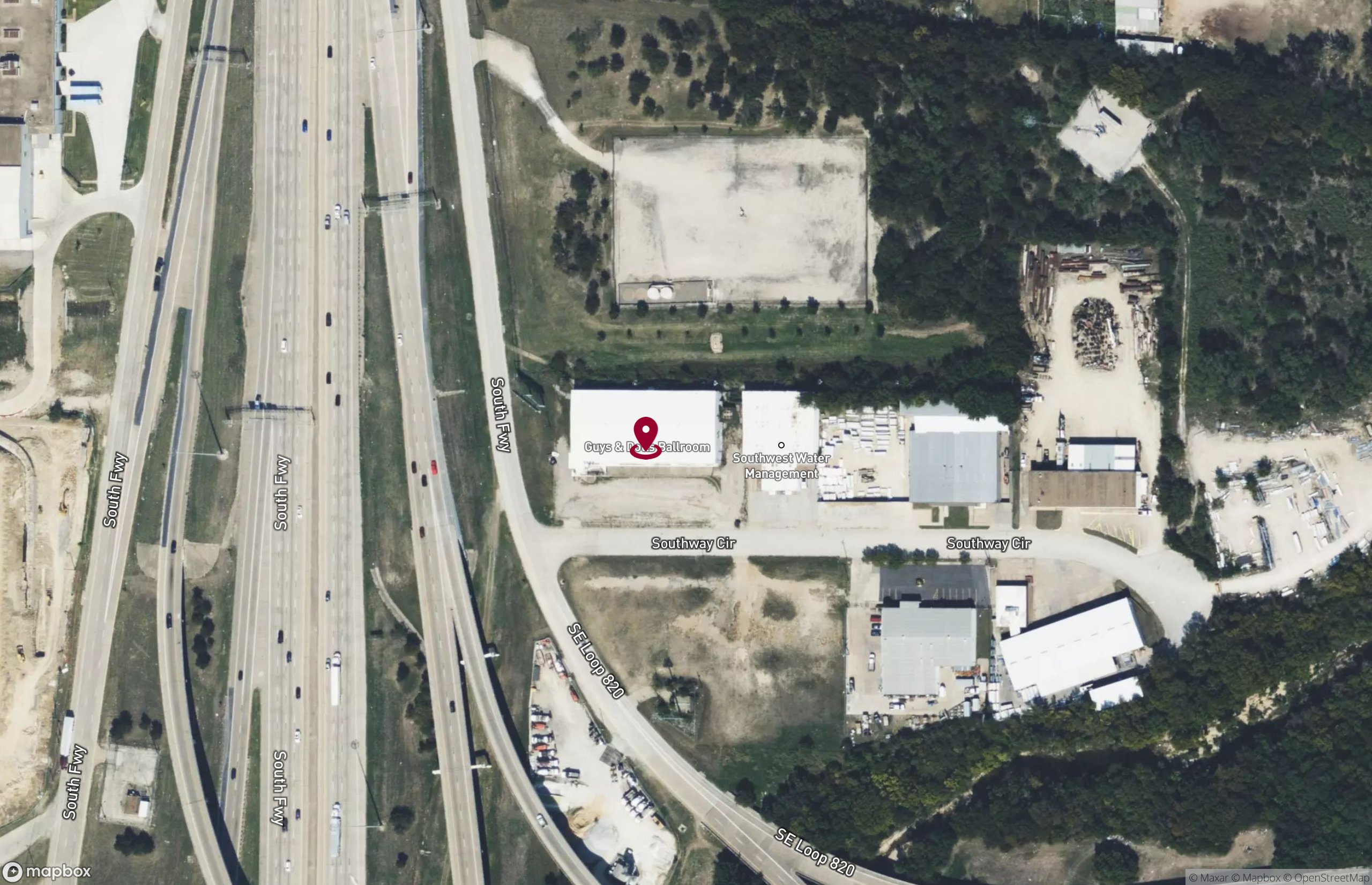 Map Industrial Property for Lease or Sale - 813 Southway Cir, Fort Worth, Texas, 76115 (2)