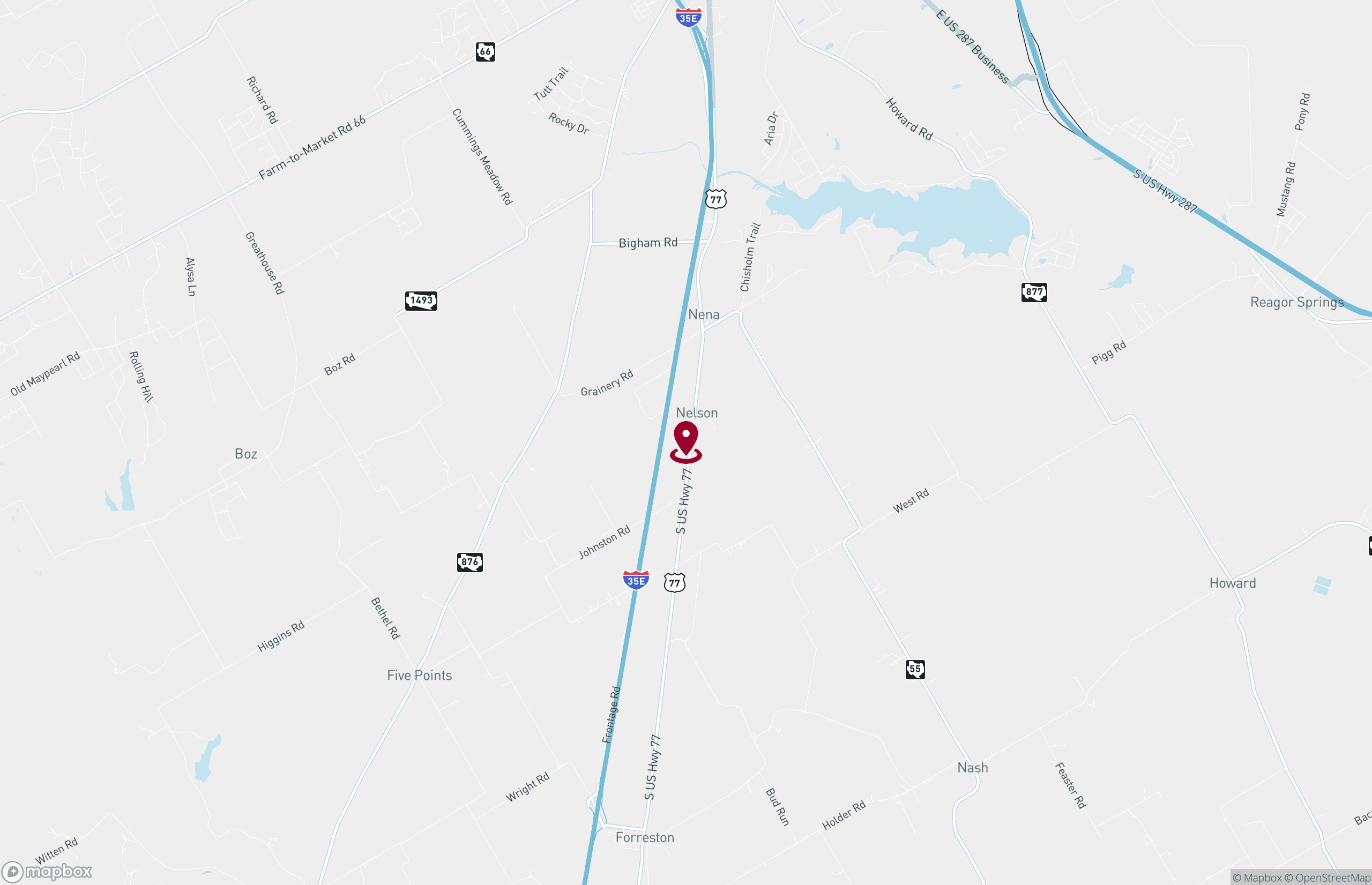 Map Industrial Property for Sale - 3030 S Highway 77, Waxahachie, Texas, 75165 (2)