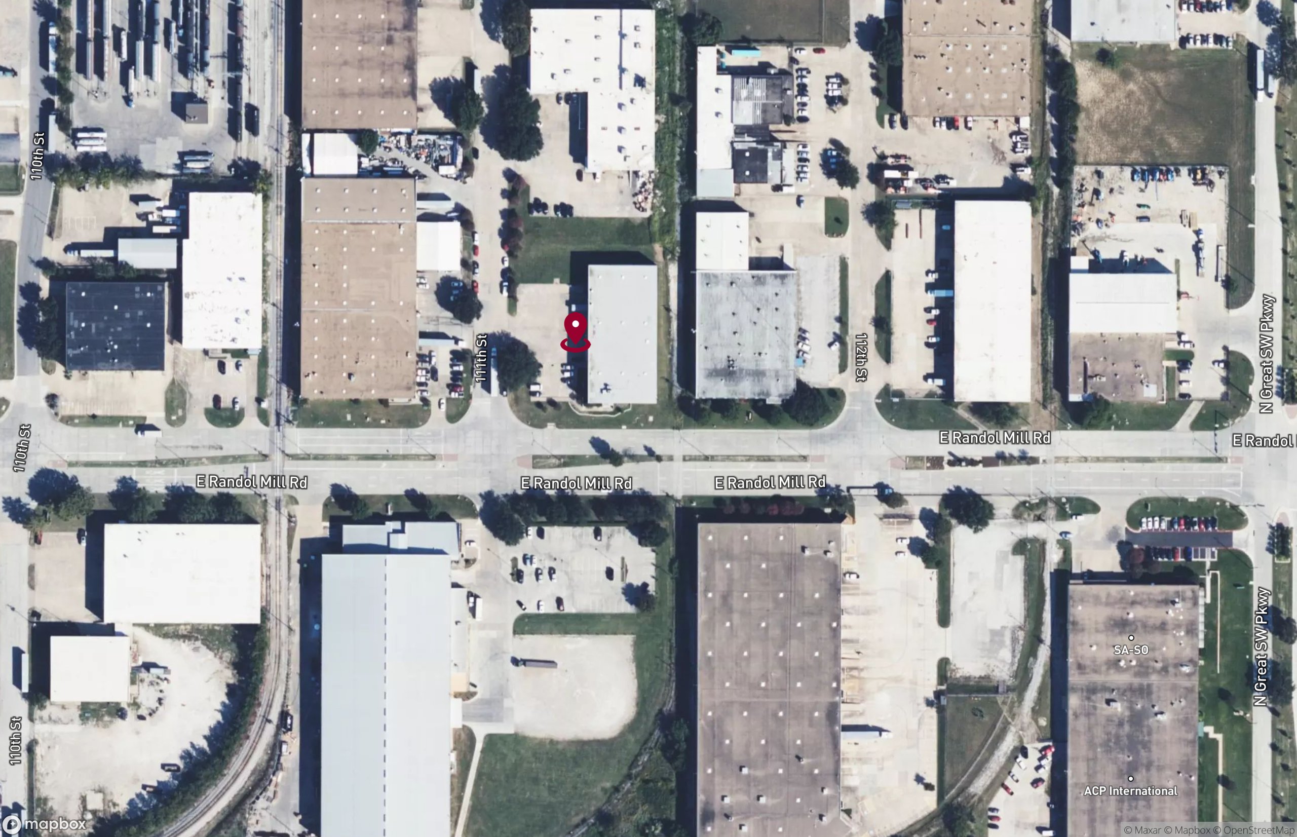 Map Industrial Property for Lease - 3315 E Randol Mill Rd, Arlington, Texas, 76011 (2)