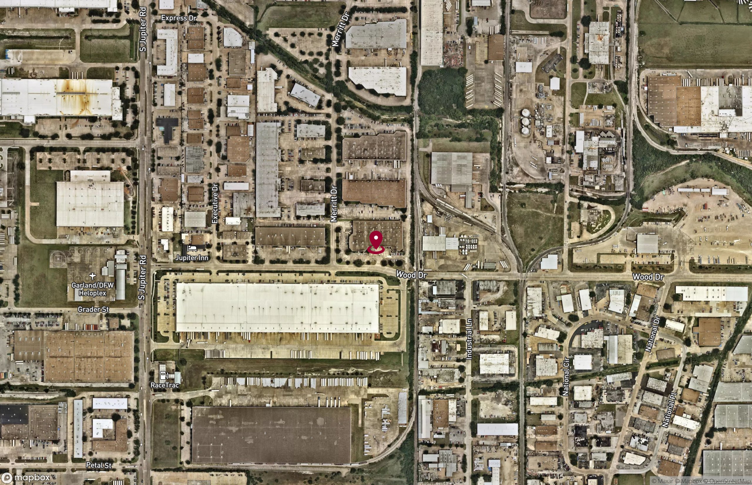 Map Industrial Property for Lease - 3209-3217 Wood Dr, Garland, Texas, 75041-6142 (2)