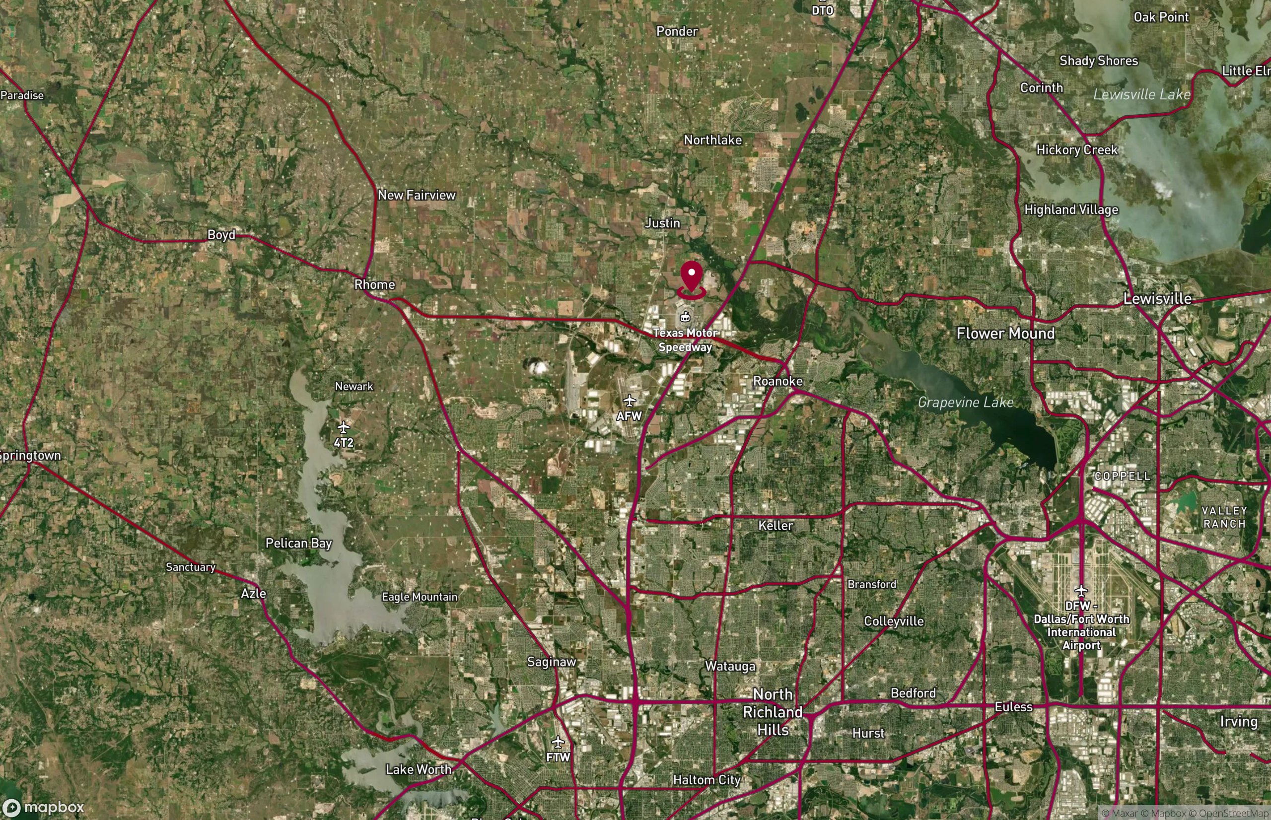 Map Industrial Property for Lease or Sale - 4055 Mcpherson Dr, Northlake, Texas, 76247 (2)