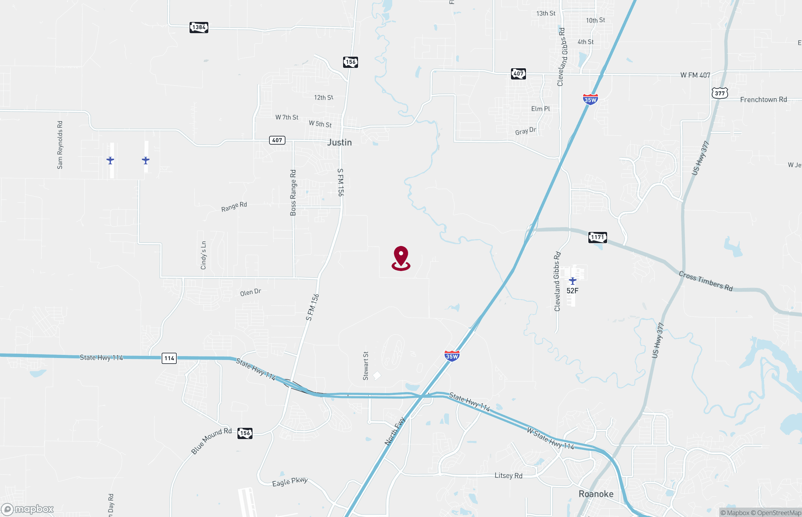 Map Industrial Property for Lease or Sale - 4101 McPherson Rd, Northlake, Texas, 76247 (2)