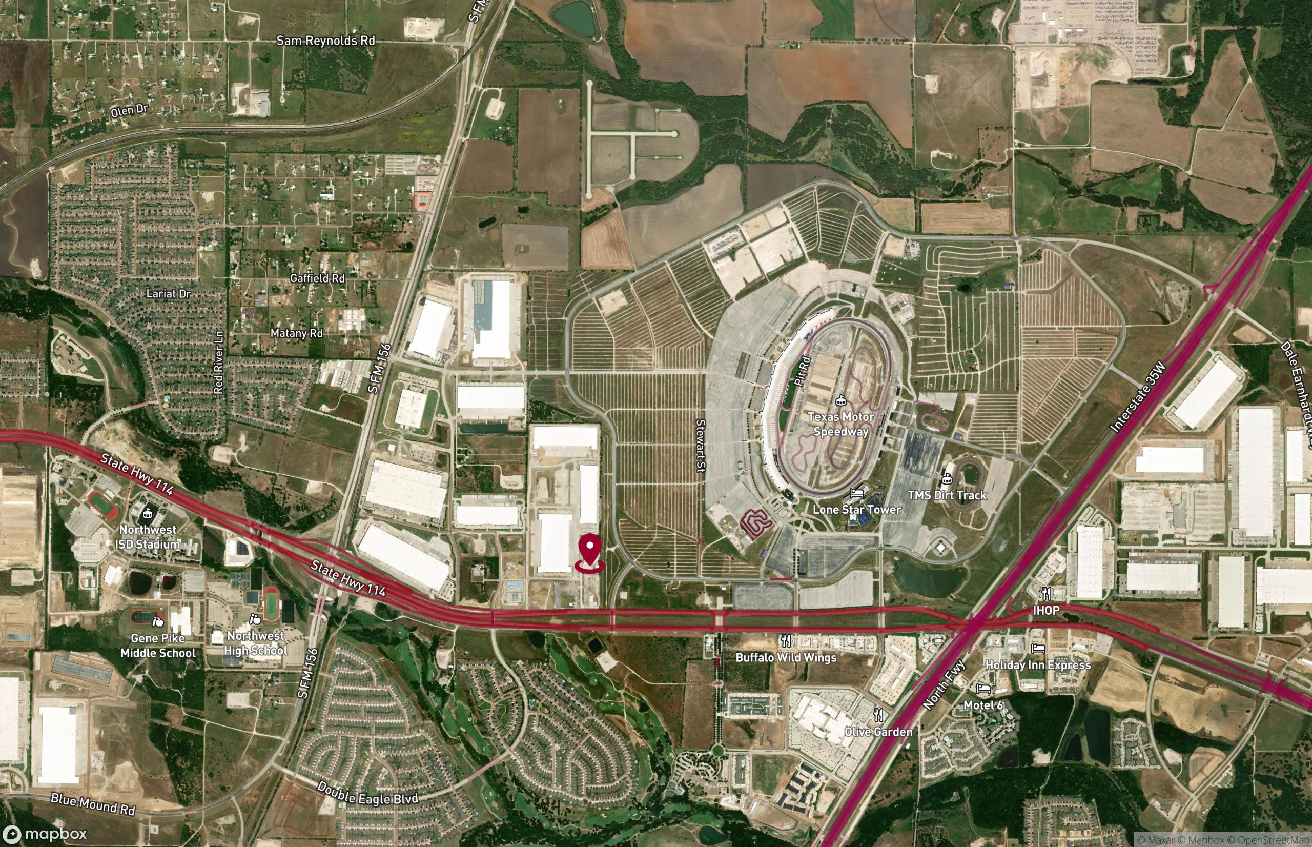 Map Land for Lease - 2901 Highway 114, Fort Worth, Texas, 76177 (2)