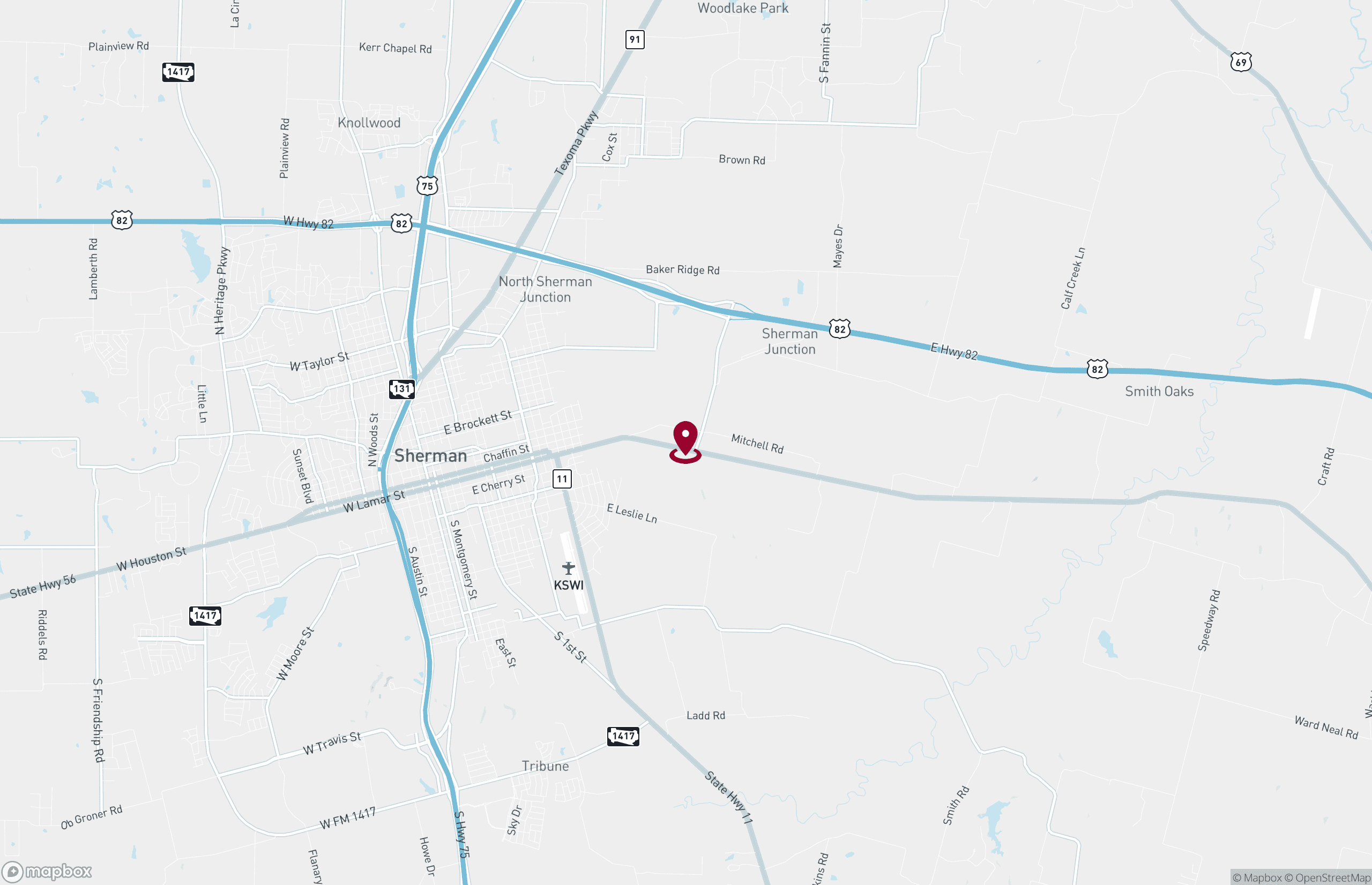 Map Industrial Property for Sale - 0000 E State Hwy 56, East Grayson, Texas, 75090 (2)