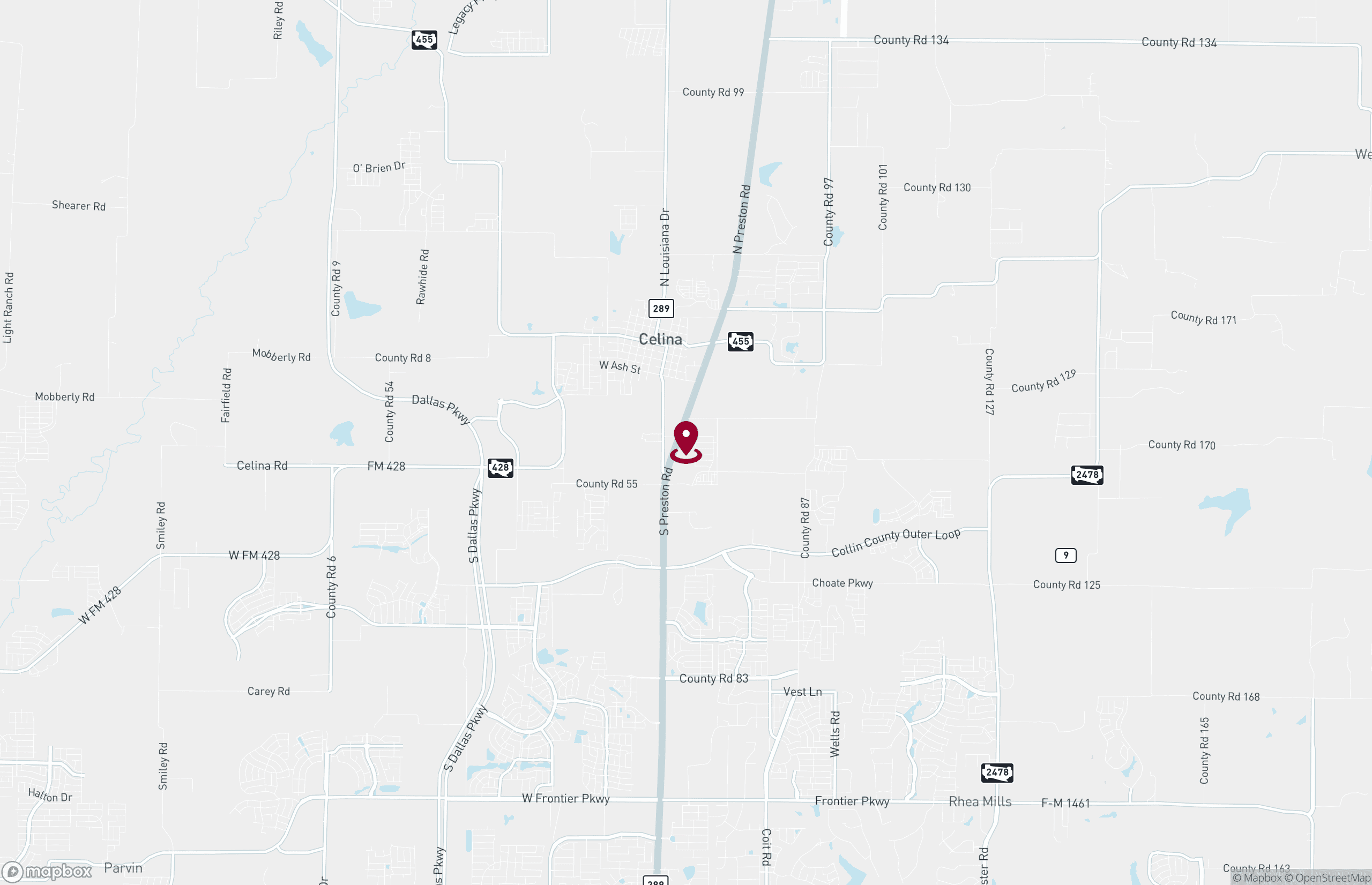 Map Office Property for Sale - 1212 S Preston Rd, Celina, Texas, 75009 (2)