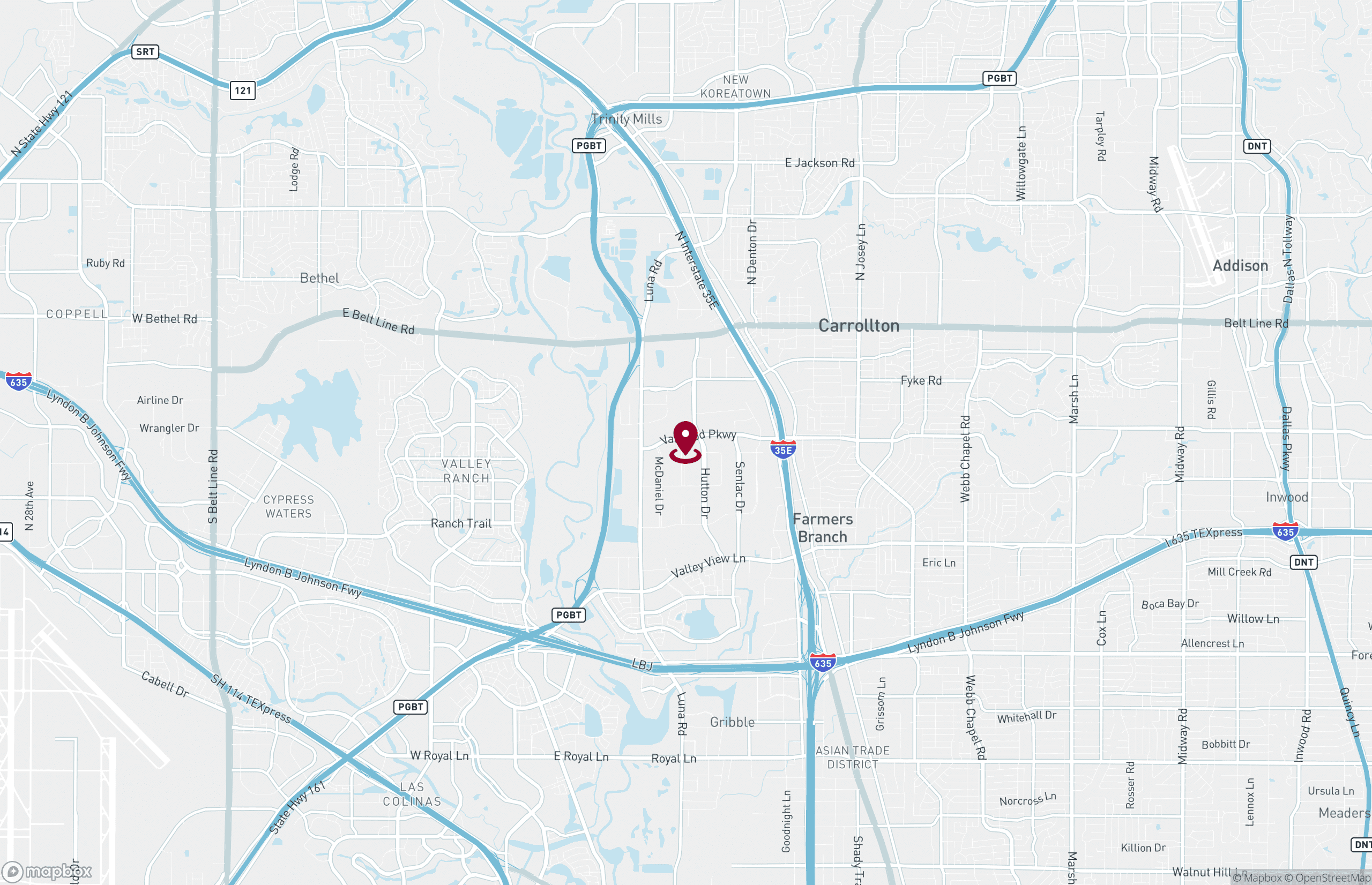 Map Industrial Property for Lease or Sale - 2001 Mckenzie Dr, Carrollton, Texas, 75006 (2)