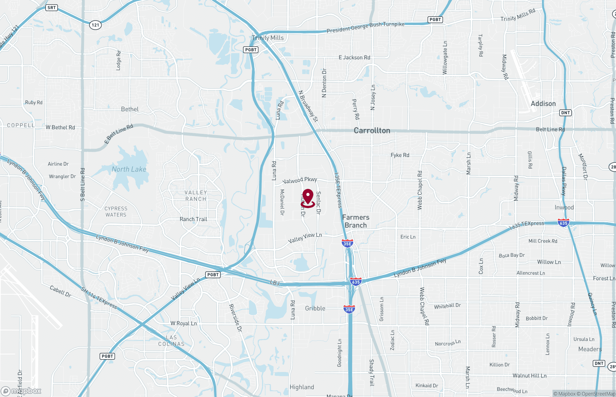 Map Industrial Property for Lease - 1255 Champion Cir, Carrollton, Texas, 75006-6802 (3)