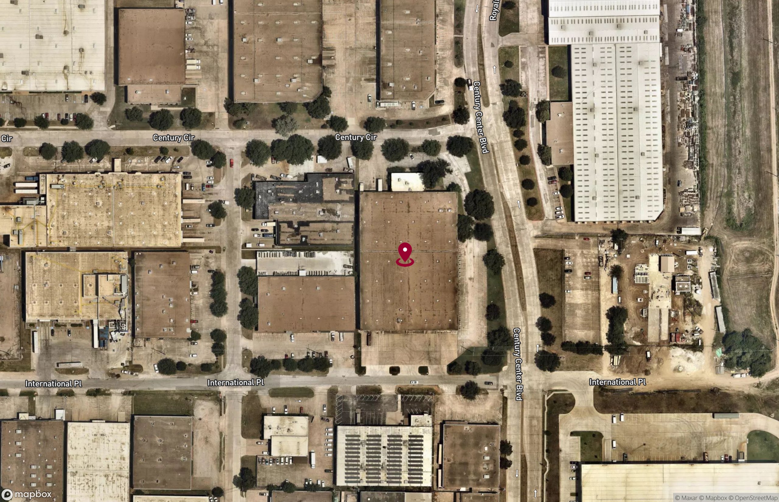 Map Industrial Property for Lease or Sale - 3410 Century Cir, Irving, Texas, 75062 (2)