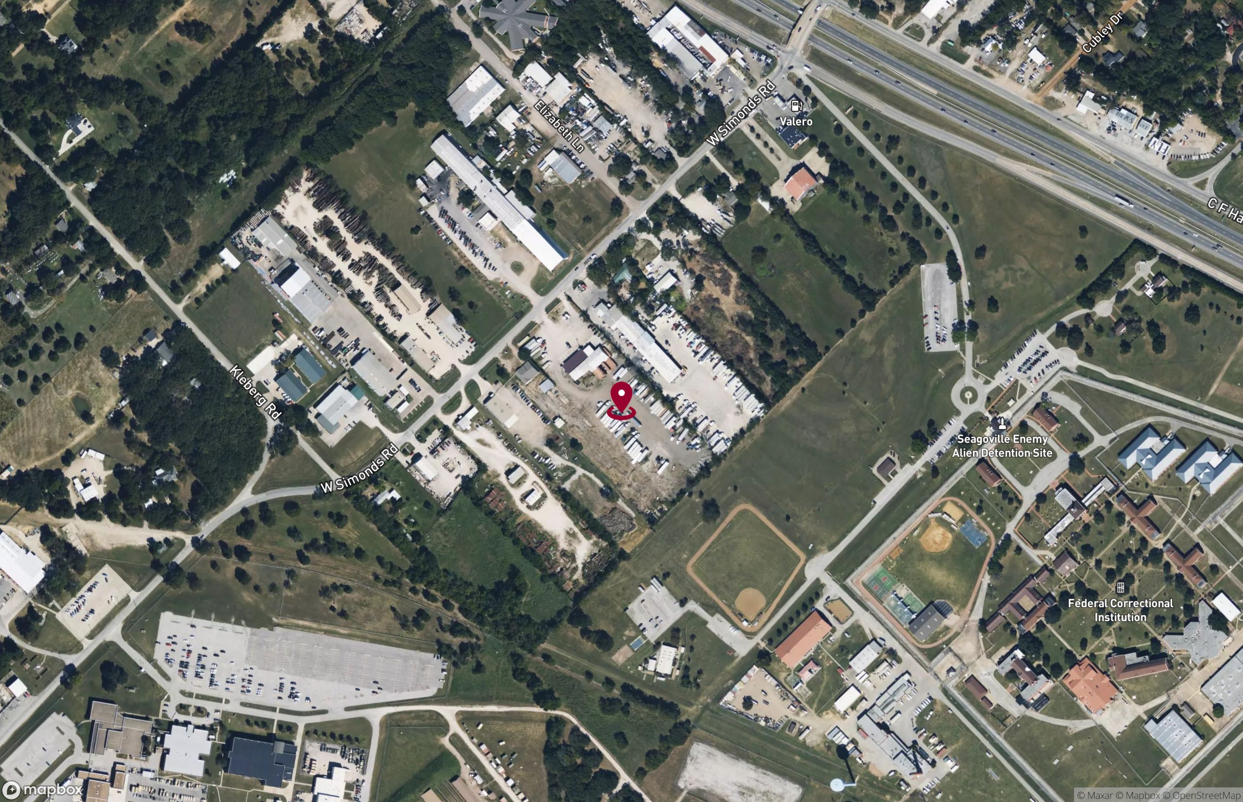 Map Industrial Property for Lease or Sale - 305 W Simonds Rd, Seagoville, Texas, 75159 (2)