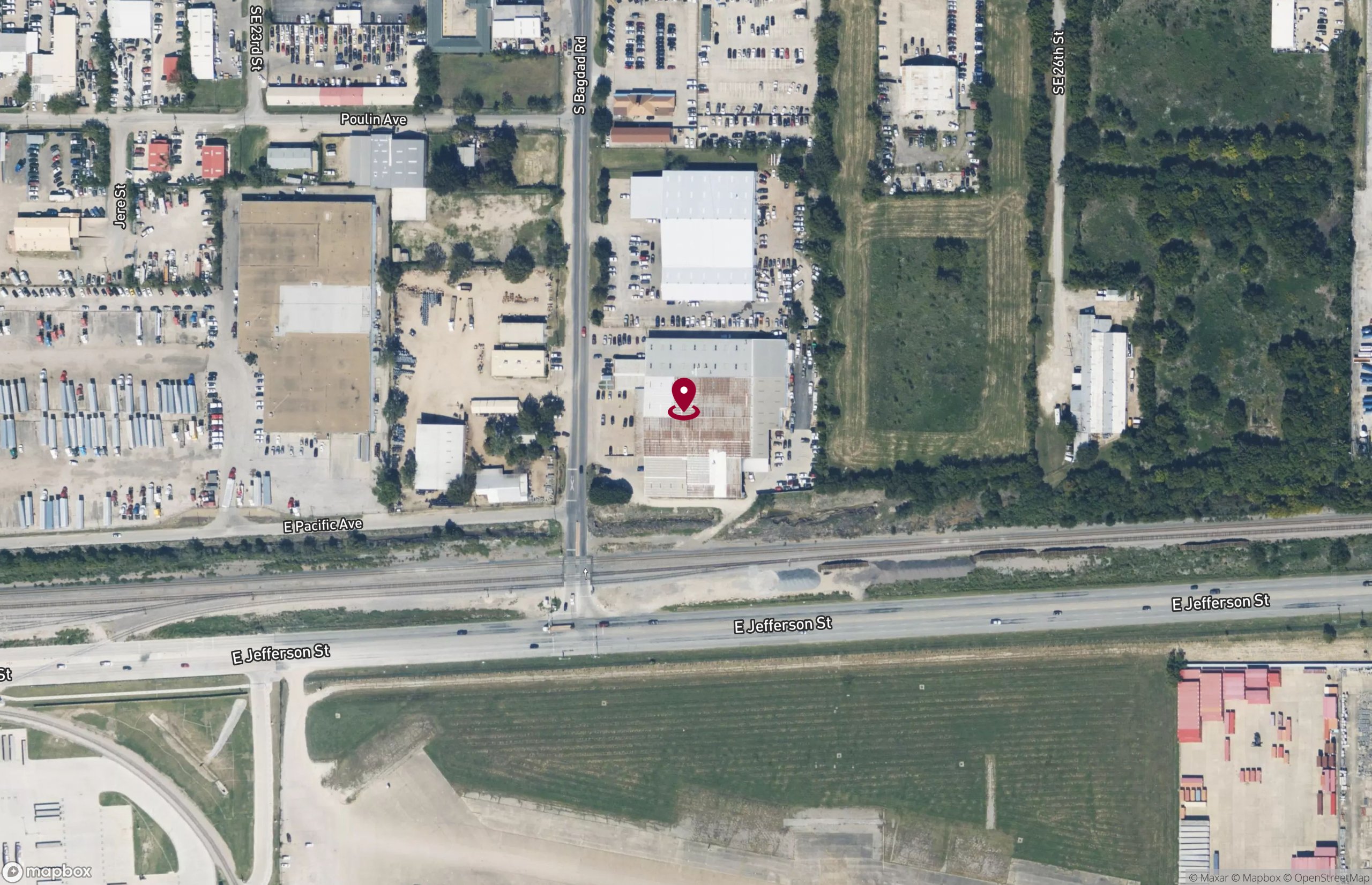 Map Industrial Property for Lease - 242 S Bagdad Rd, Grand Prairie, Texas, 75050 (2)