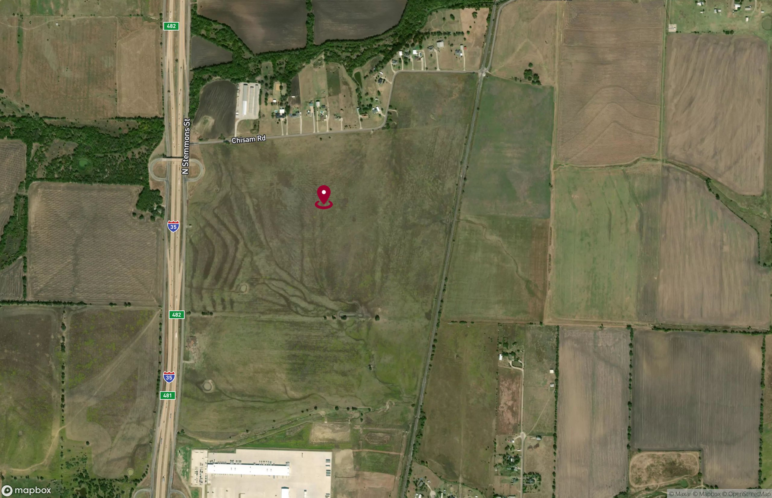 Map Industrial Property for Lease - 6100 N Stemmons Fwy, Sanger, Texas, 76266 (2)