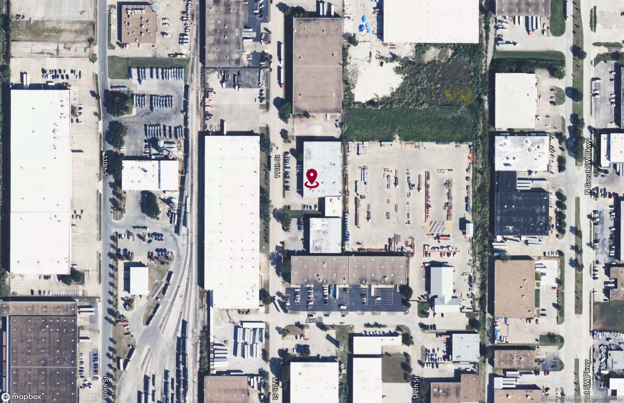 Map Industrial Property for Lease - 728 111th St, Arlington, Texas, 76011 (2)