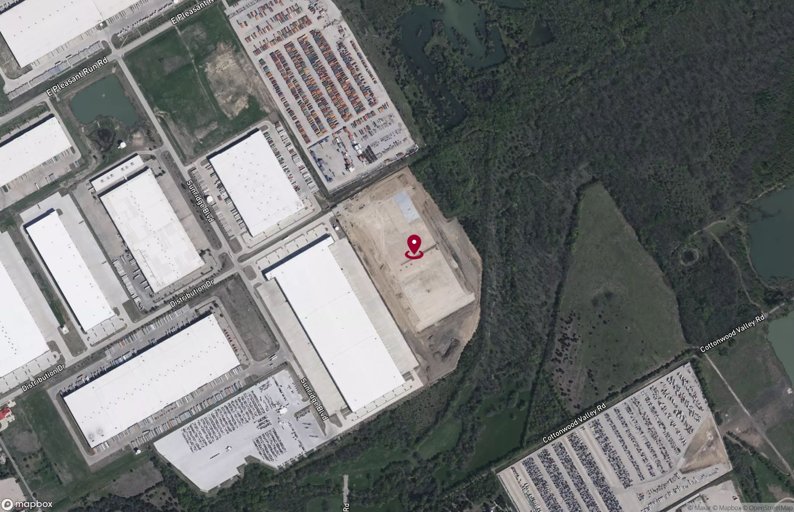 Map Industrial Property for Lease or Sale - 200 Sunridge Blvd, Wilmer, Texas, 75172 (3)