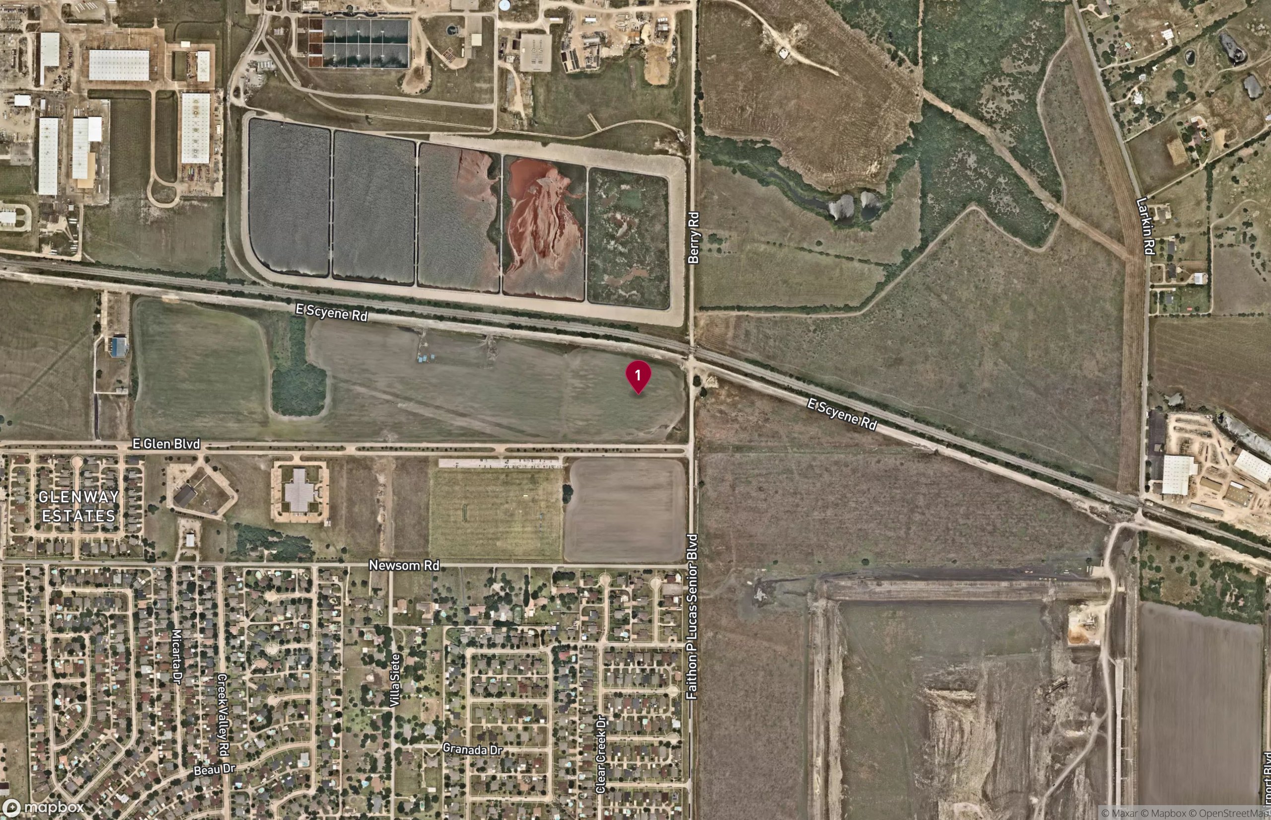 Map Industrial Property for Lease or Sale - 2860 E Scyene Rd, Mesquite, Texas, 75181 (2)