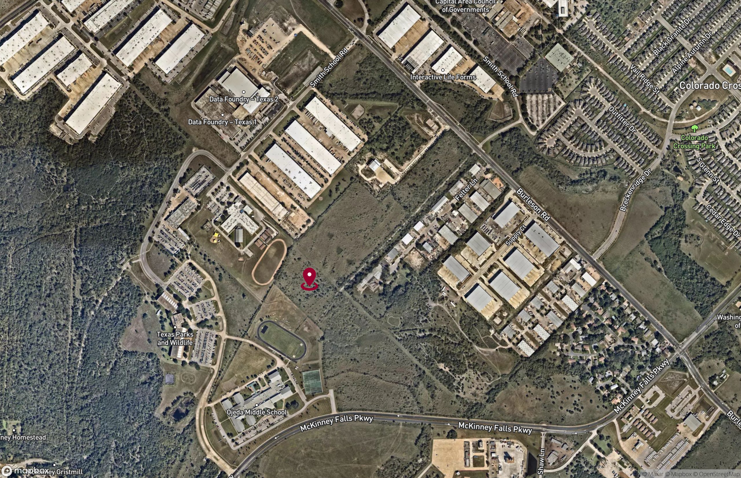 Map Industrial Property for Lease - 7053 Burleson Rd, Austin, Texas, 78744 (2)