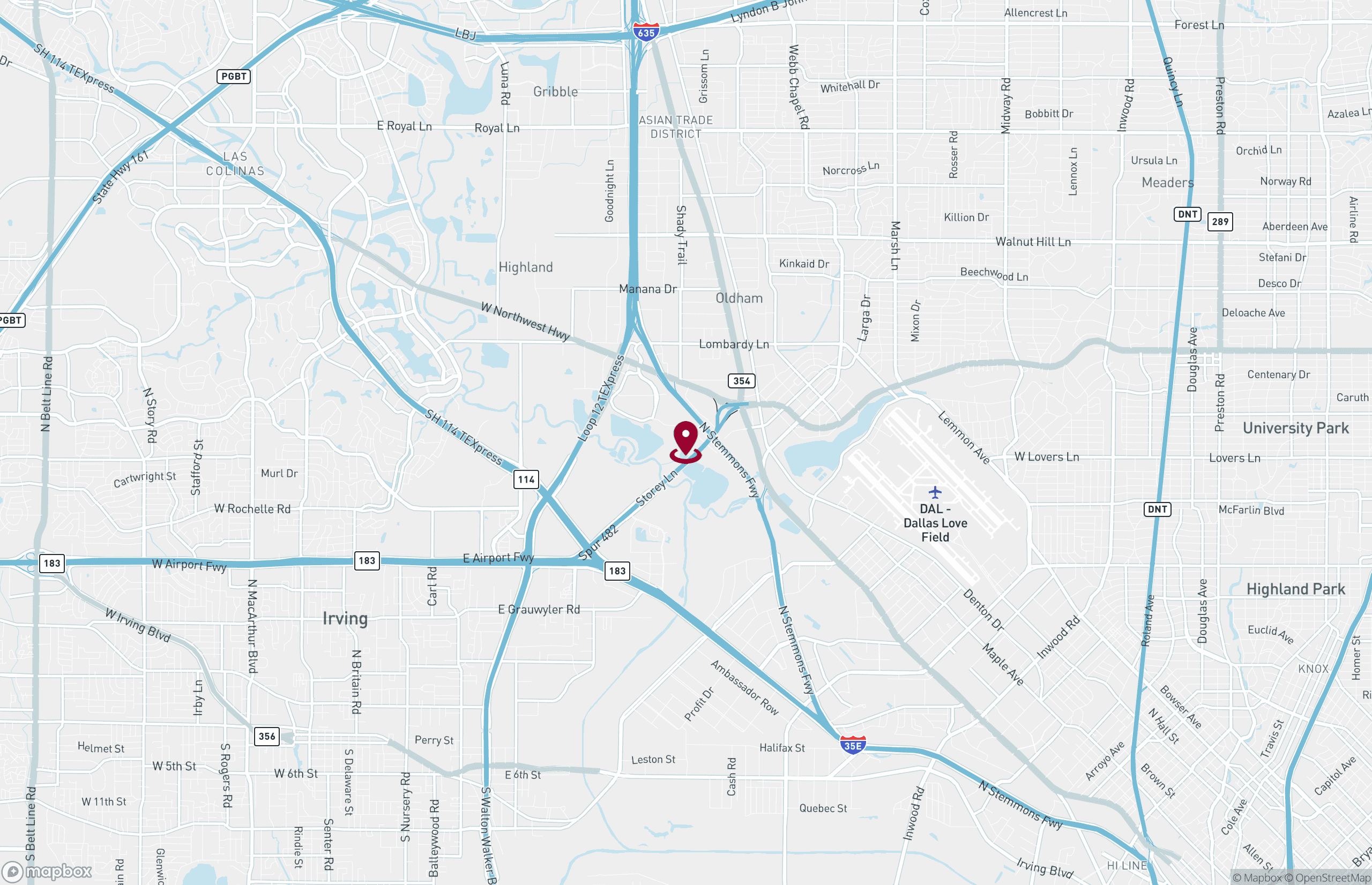 Map Land for Sale - 9800 N Stemmons Fwy, Dallas, Texas, 75220 (2)