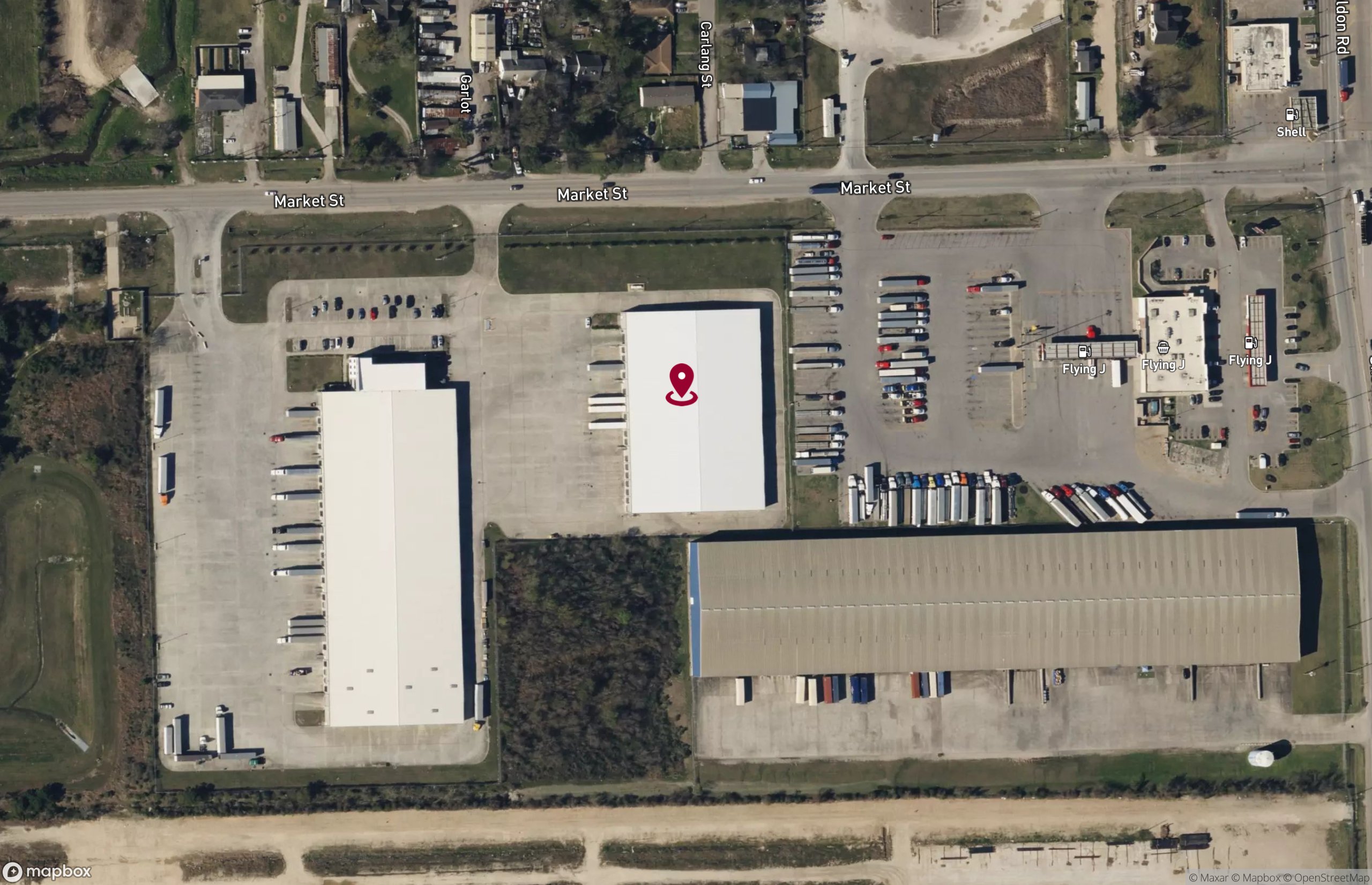 Map Industrial Property for Lease - 15636 Market Street, Channelview, Texas, 77530 (2)