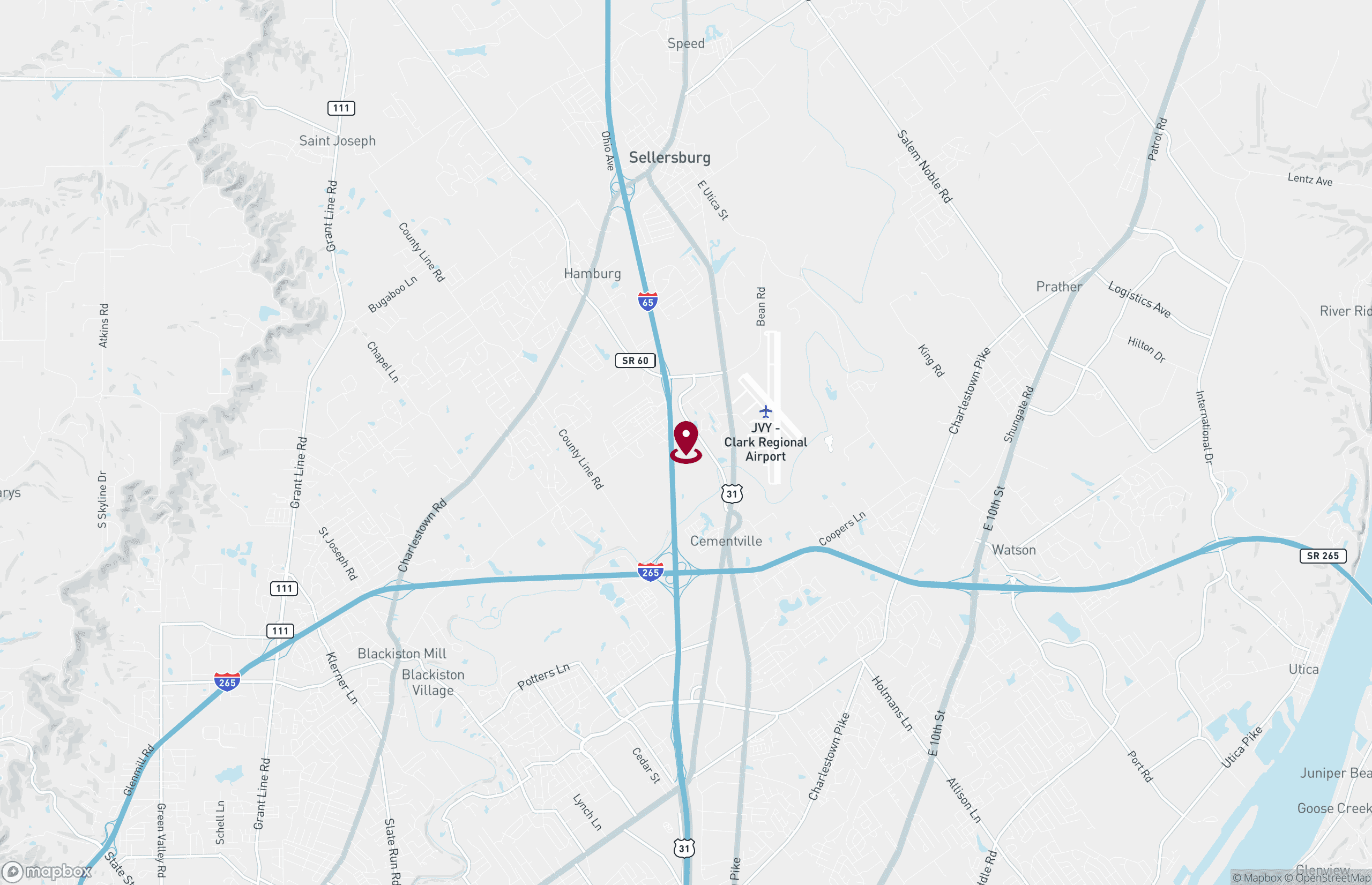 Map Industrial Property for Lease - 6605 Appleleaf Ln, Sellersburg, Indiana, 47172 (2)