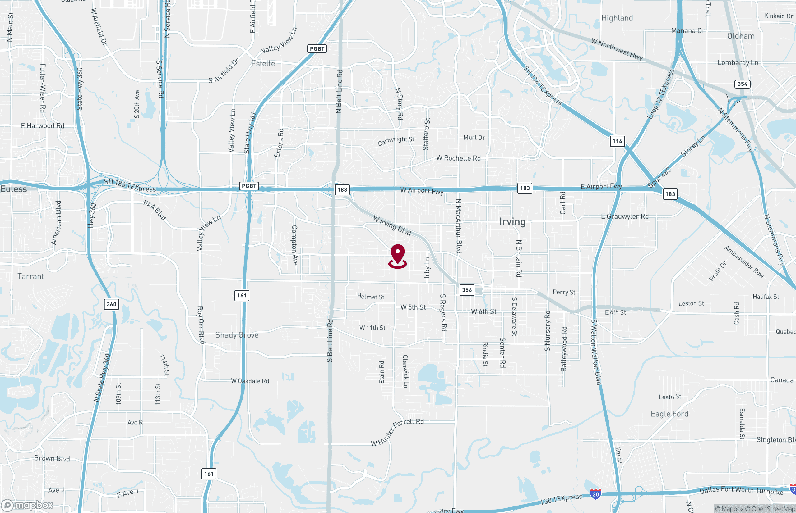 Map Office Property for Rent - 612 N Story Rd, Irving, Texas, 75061 (2)