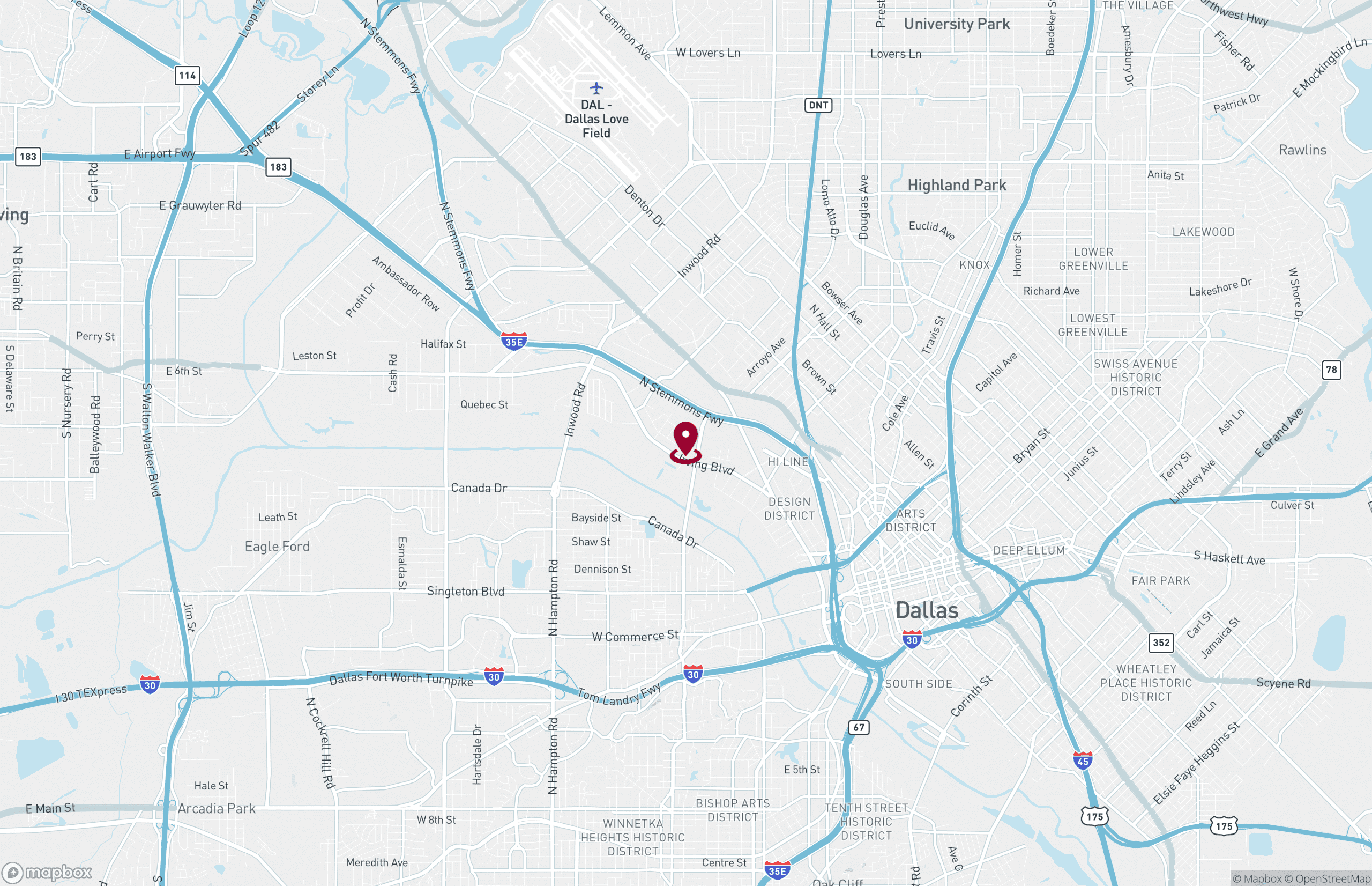 Industrial Property for Lease - 2266-2268 Monitor St, Northeast Dallas, Texas, 75207 (2)