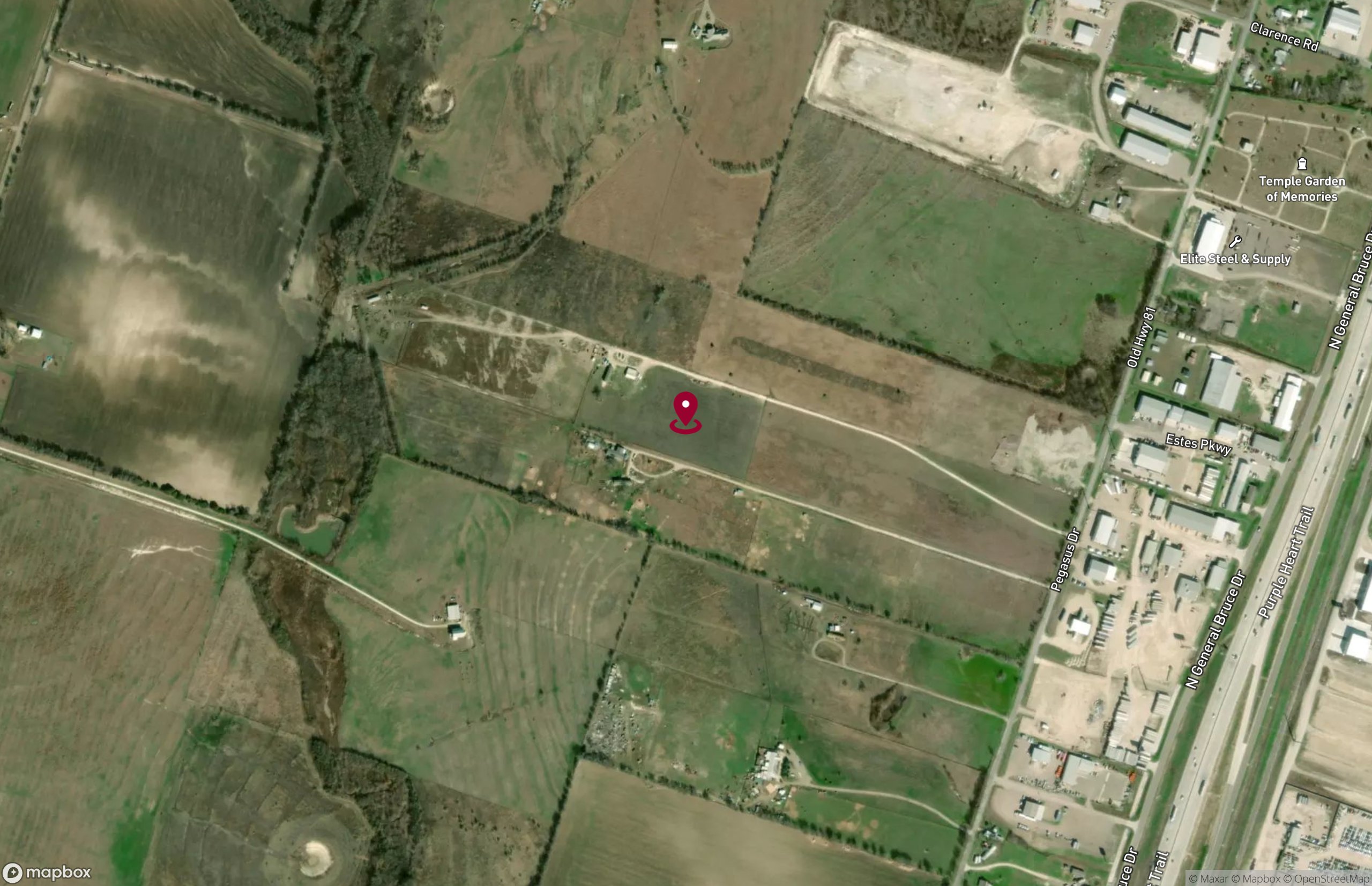 Map Land for Sale - 7540 Pegasus Drive, Temple, Texas, 76501 (2)