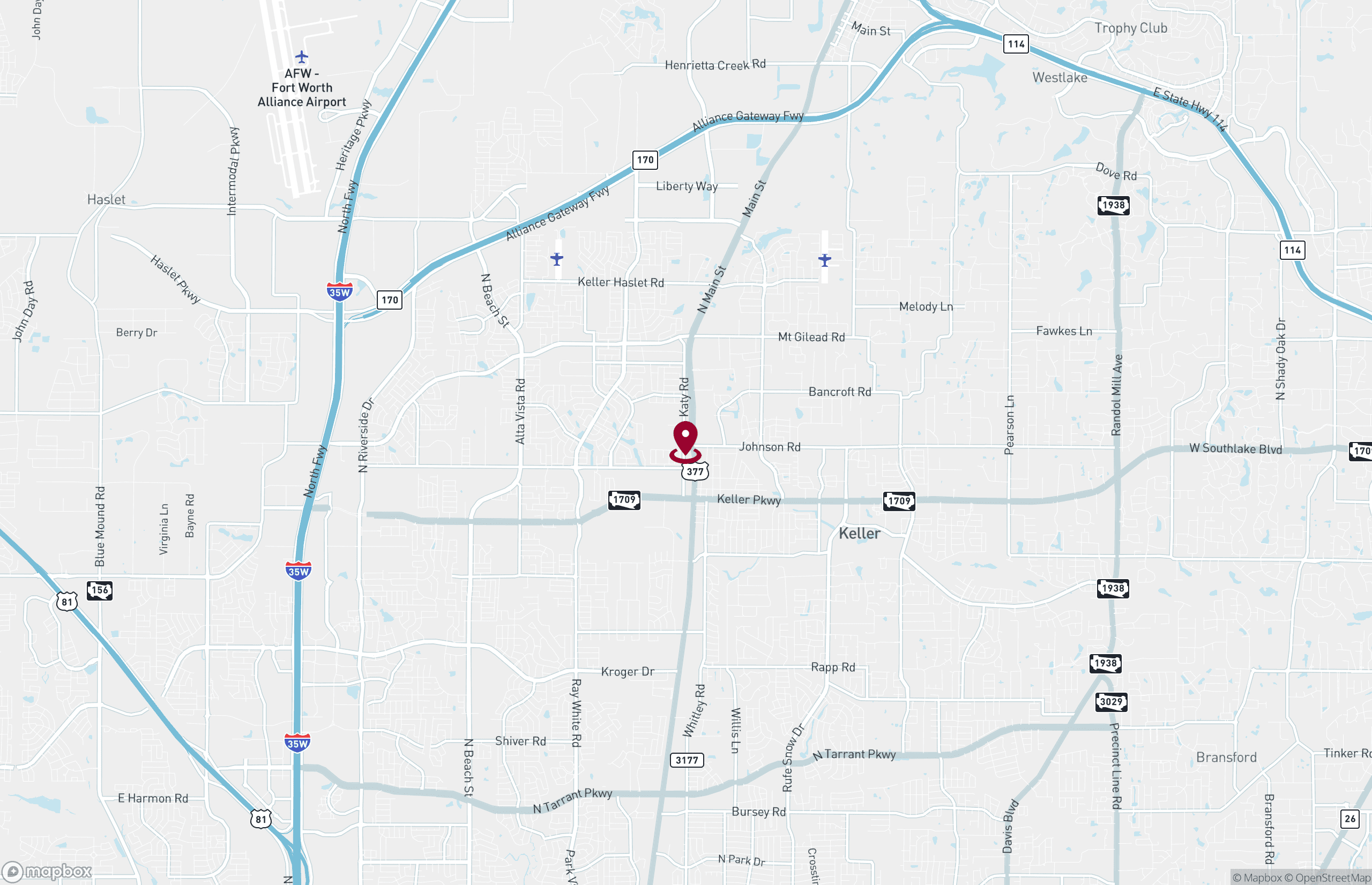 Map Office Property for Lease or Sale - 700 Katy Rd, Keller, Texas, 76248 (2)