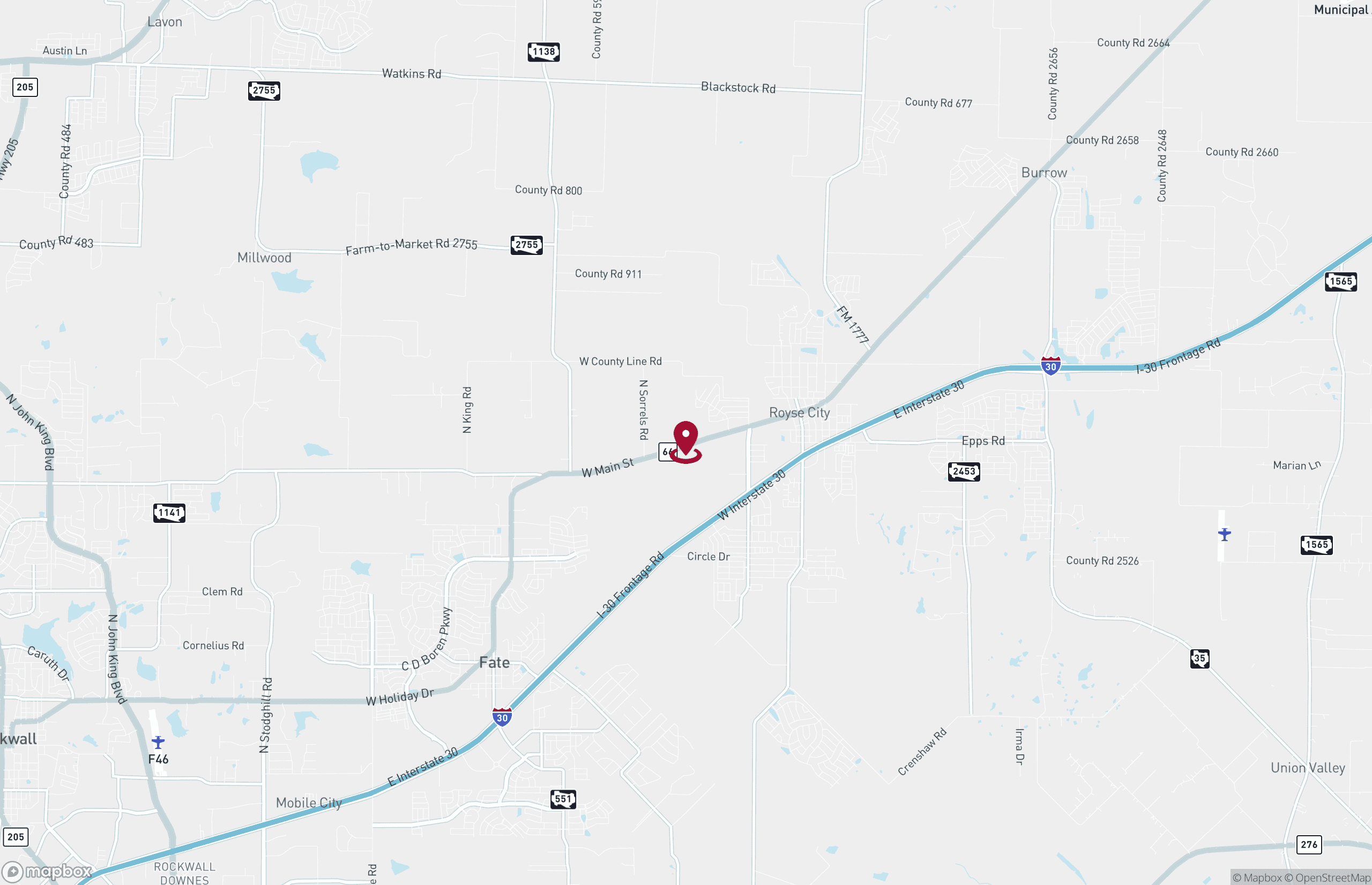 Land for Sale - 1580 W Main St, Northeast Rockwall, Texas, 75189 (2)